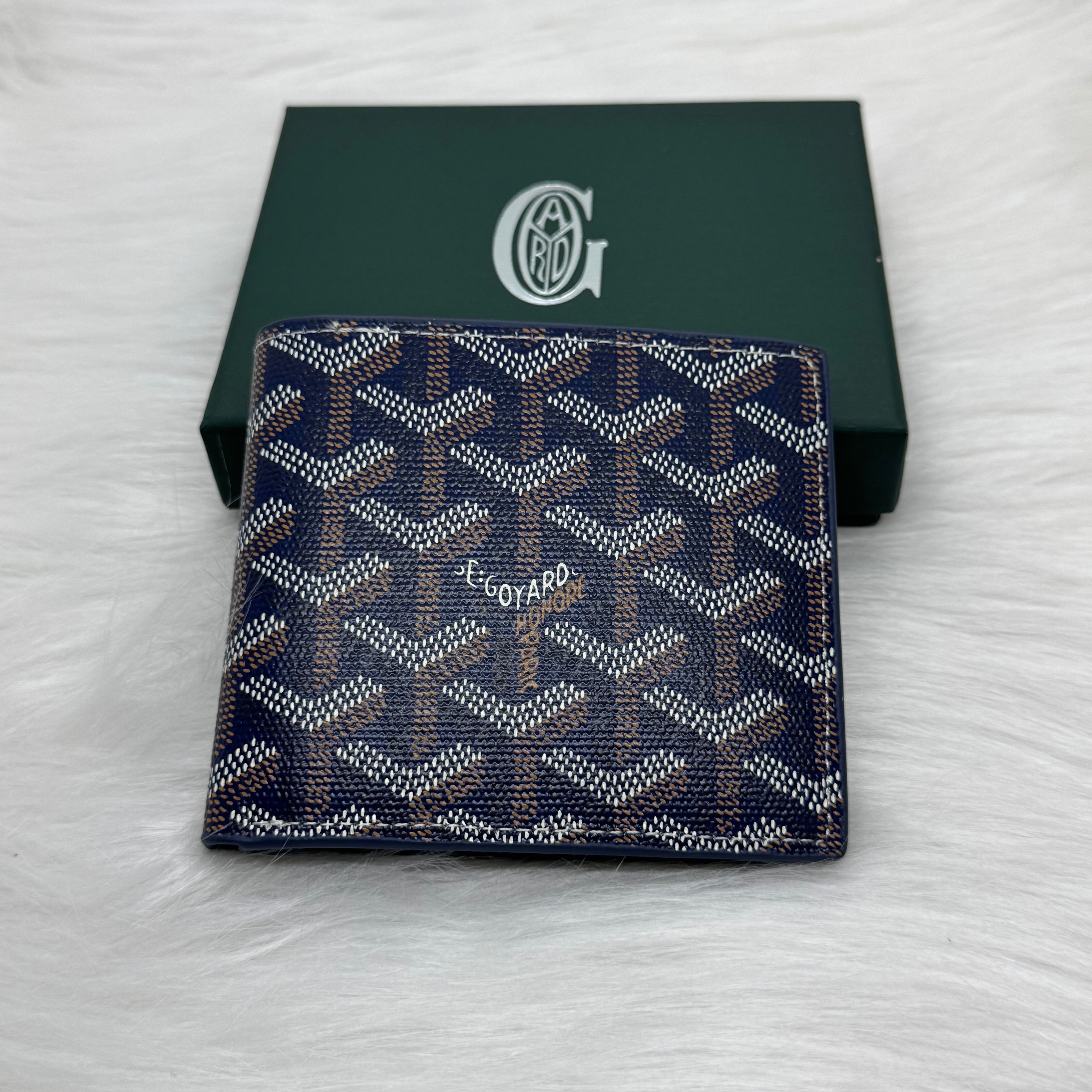 Goyard Wallet |Navy Blue|