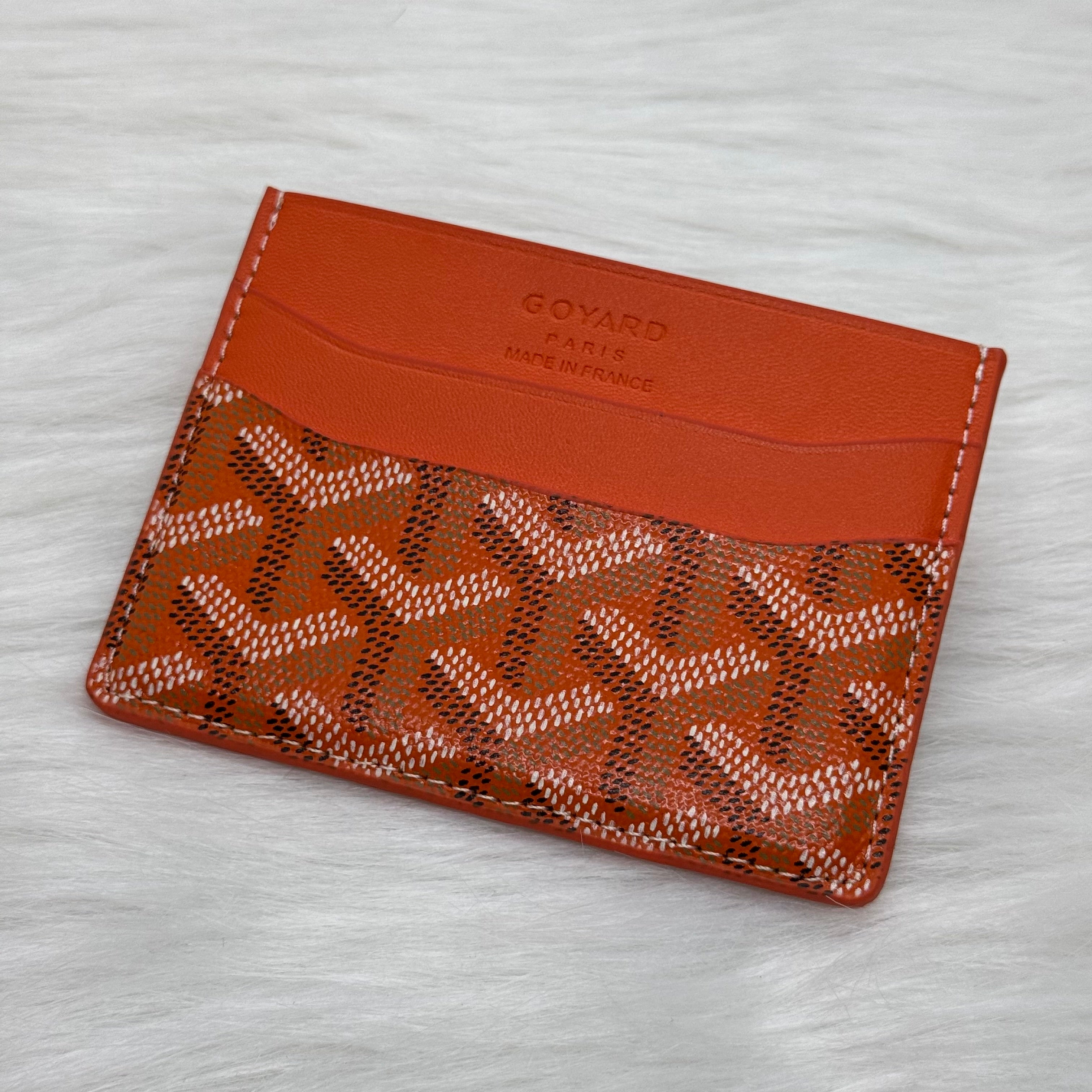 希少品◆入手困難♪【GOYARD】Malesherbes card holder オレンジ Goyard Card-Holder |Orange| – MOOVOO