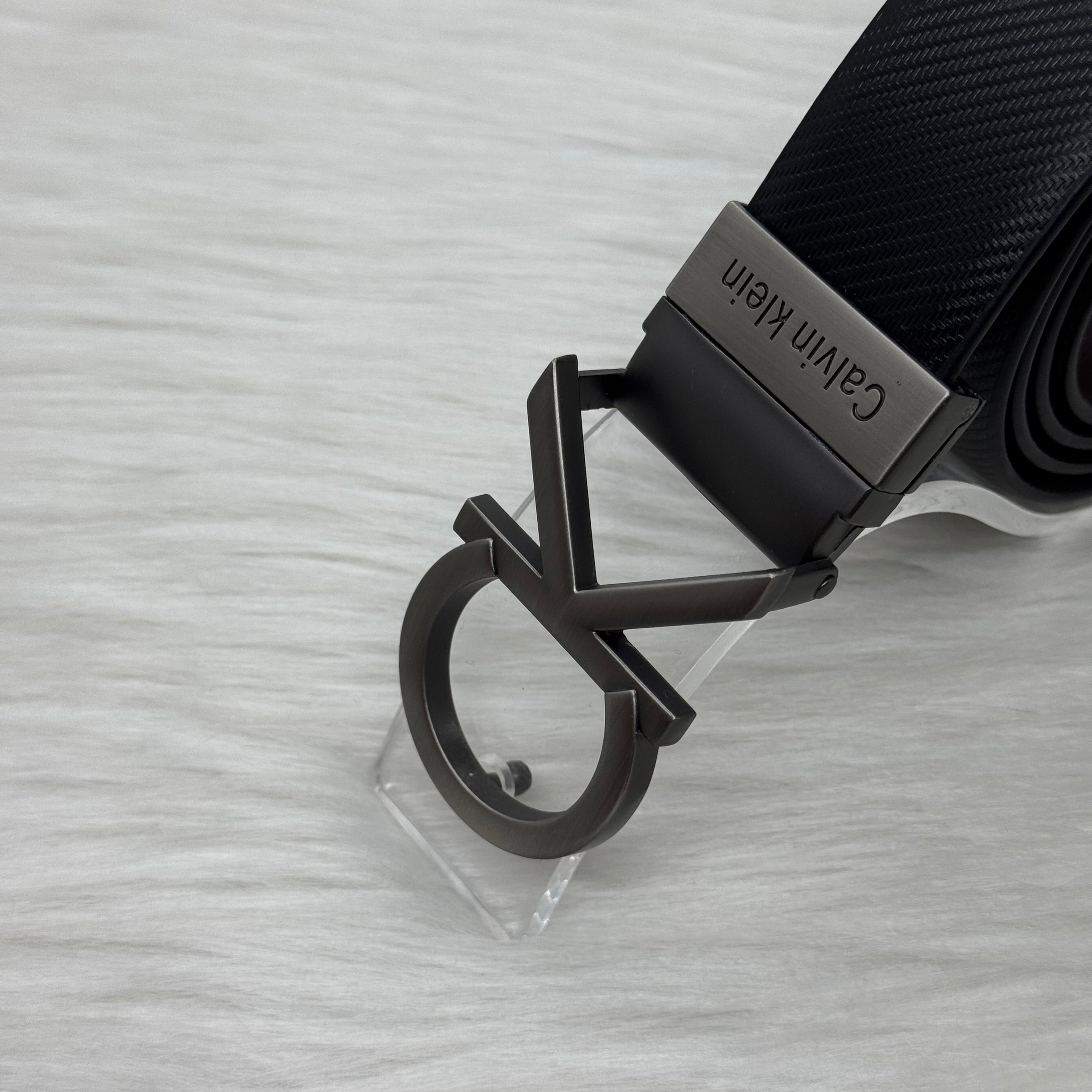 Calvin Klein Double Face Belt |Black Buckle|