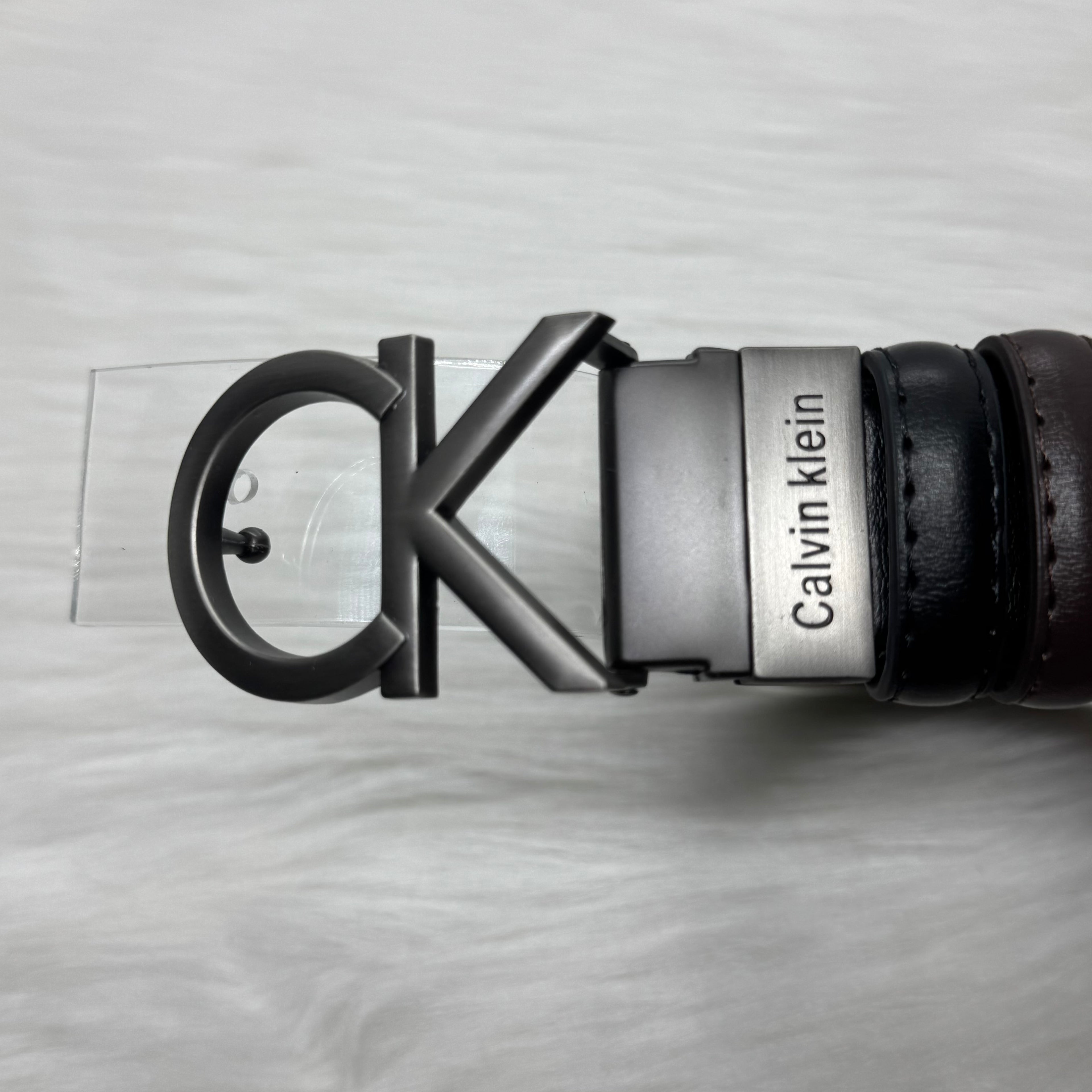 Calvin Klein Double Face Belt |Black Buckle|