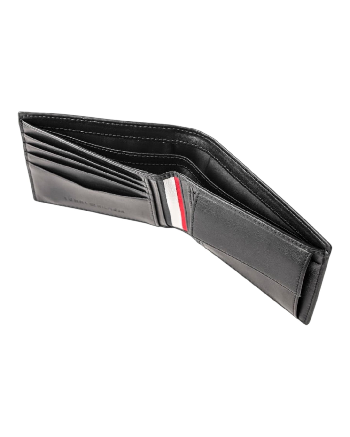 Tommy Hilfiger Monogram Embossed Wallet |Black|