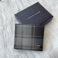 Tommy Hilfiger Men Checked Wallet |Black|