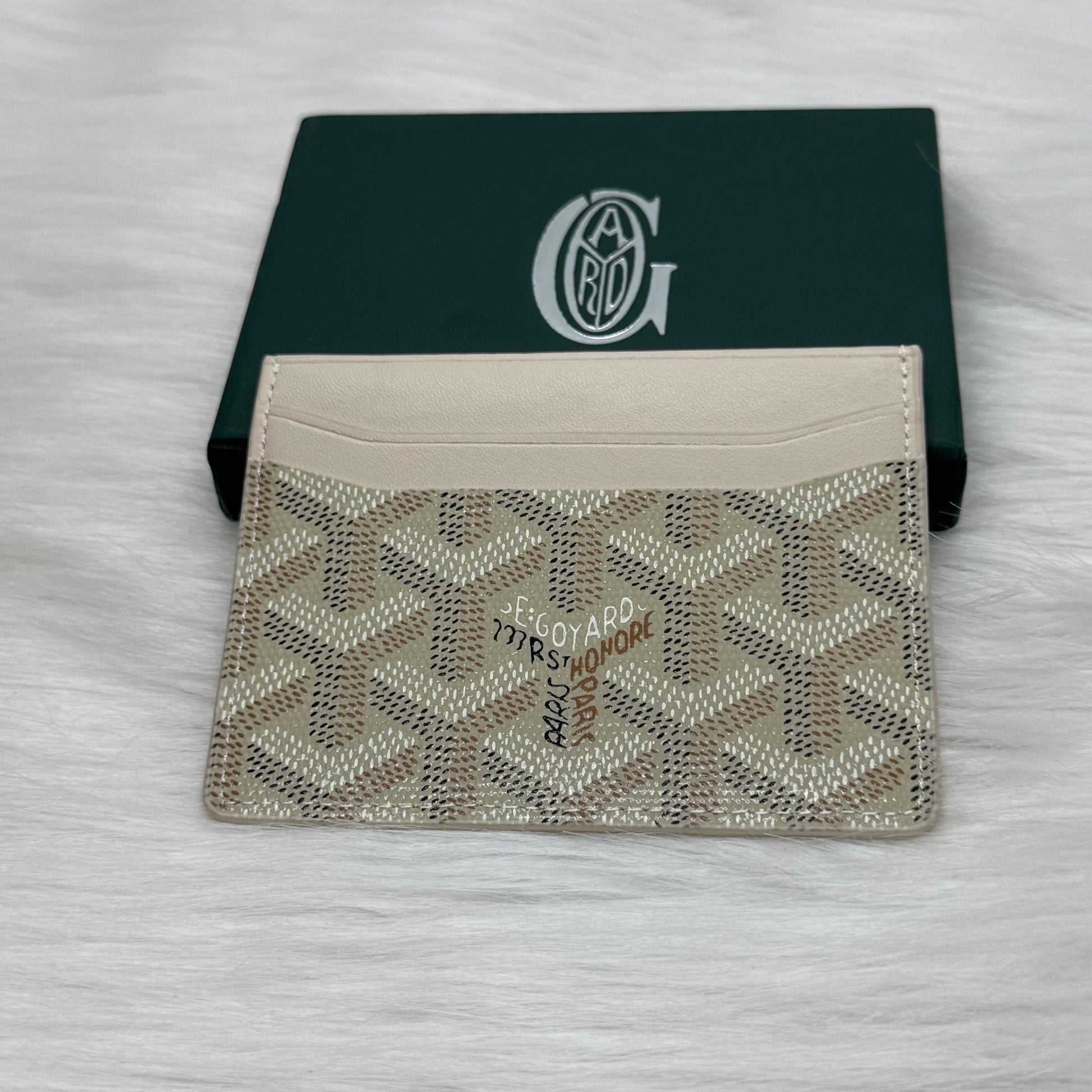 Goyard Card-Holder |Apricot|
