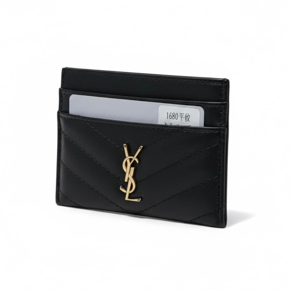 Yves Saint Laurent Card Holder |Black|