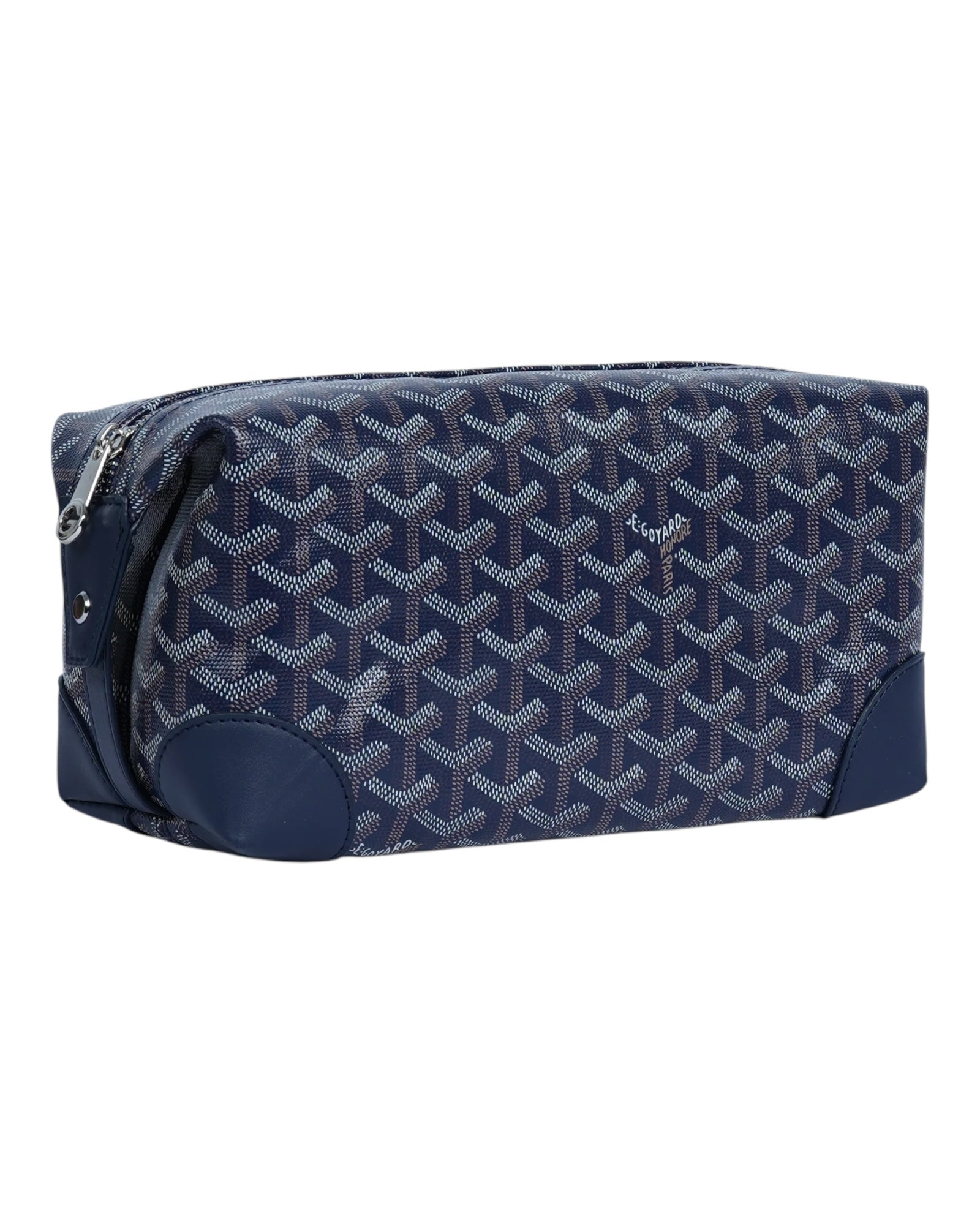 Goyard Bowling 25 Toiletry Bag |Navy Blue|