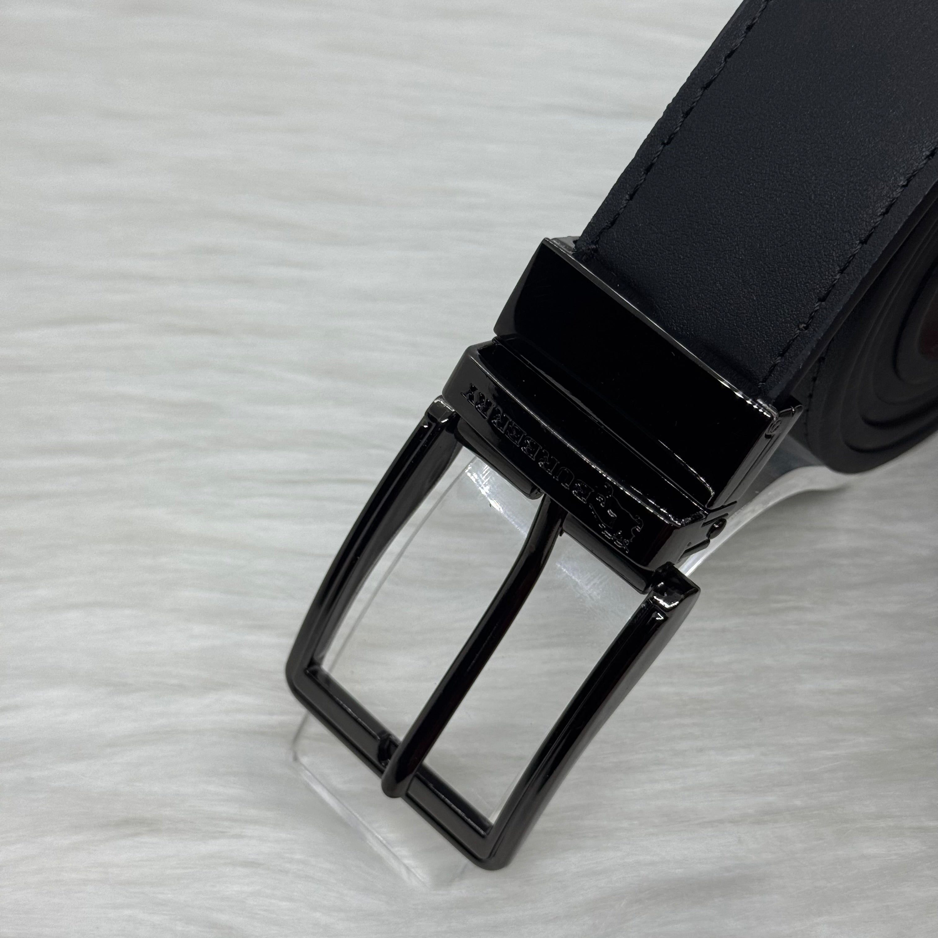 Burberry Double Face Belt |Black Buckle|