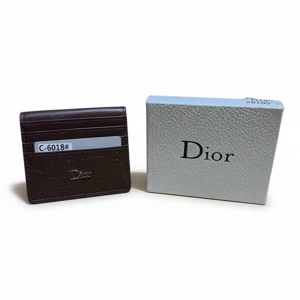 Dior Bifold Card-Holder |Brown|