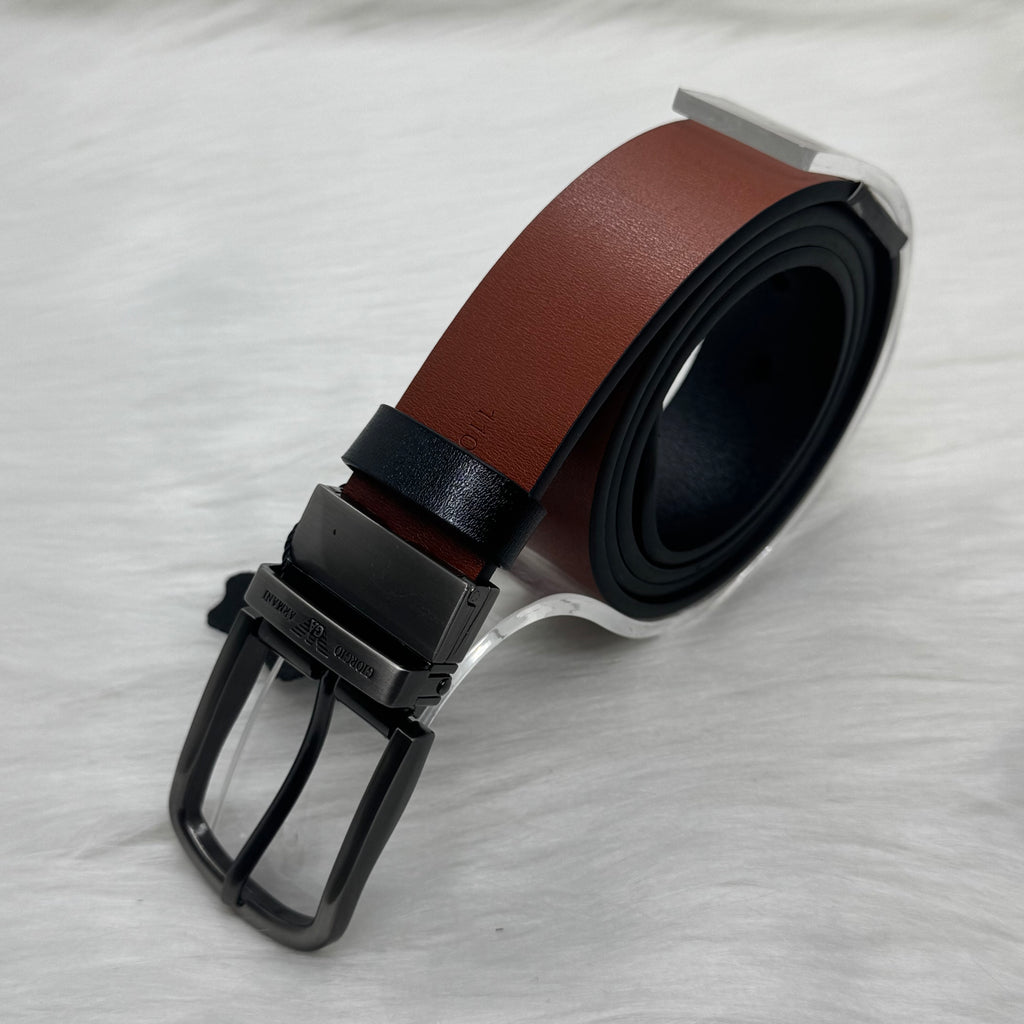 Armani Double Face Belt |Black|