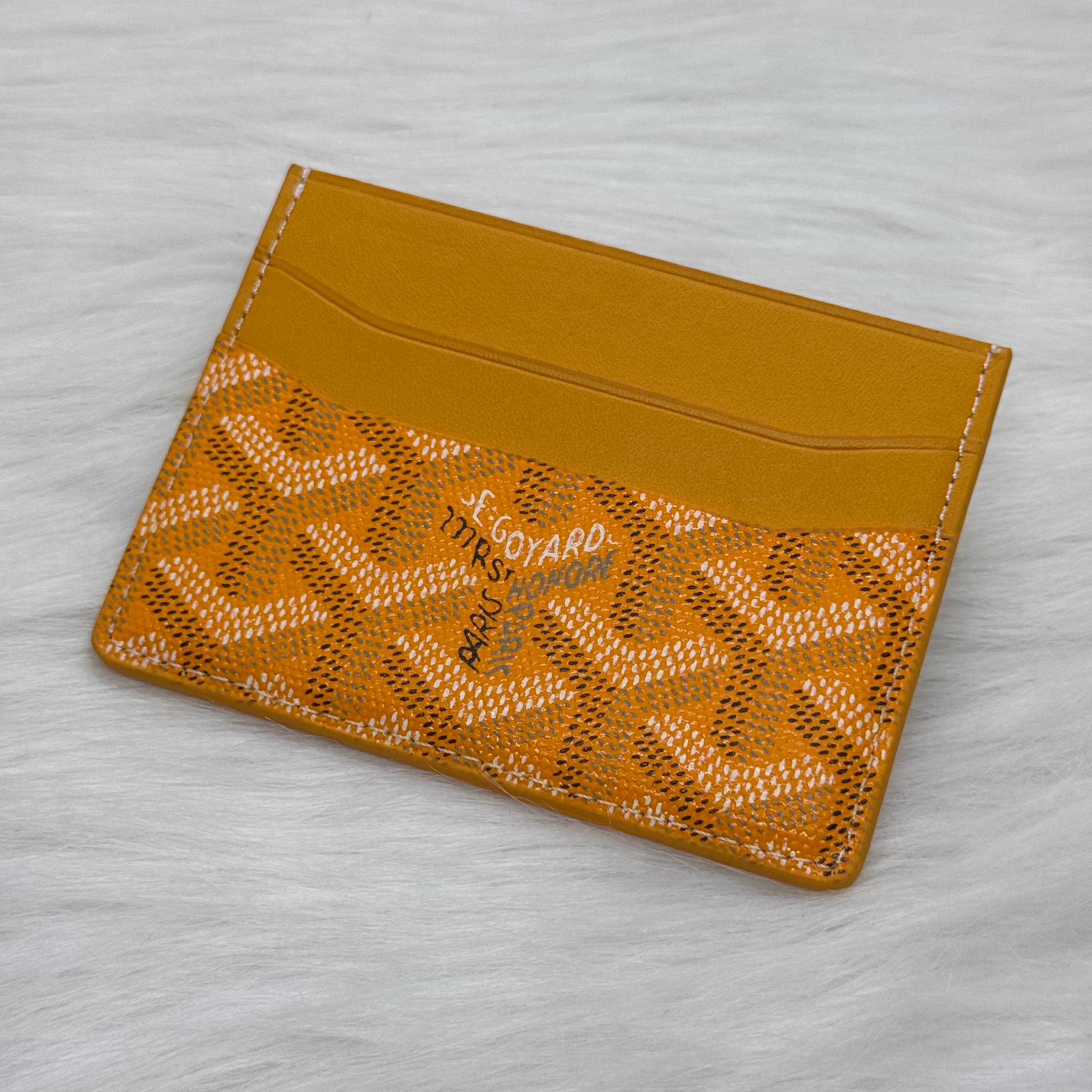 Goyard Card-Holder |Yellow|