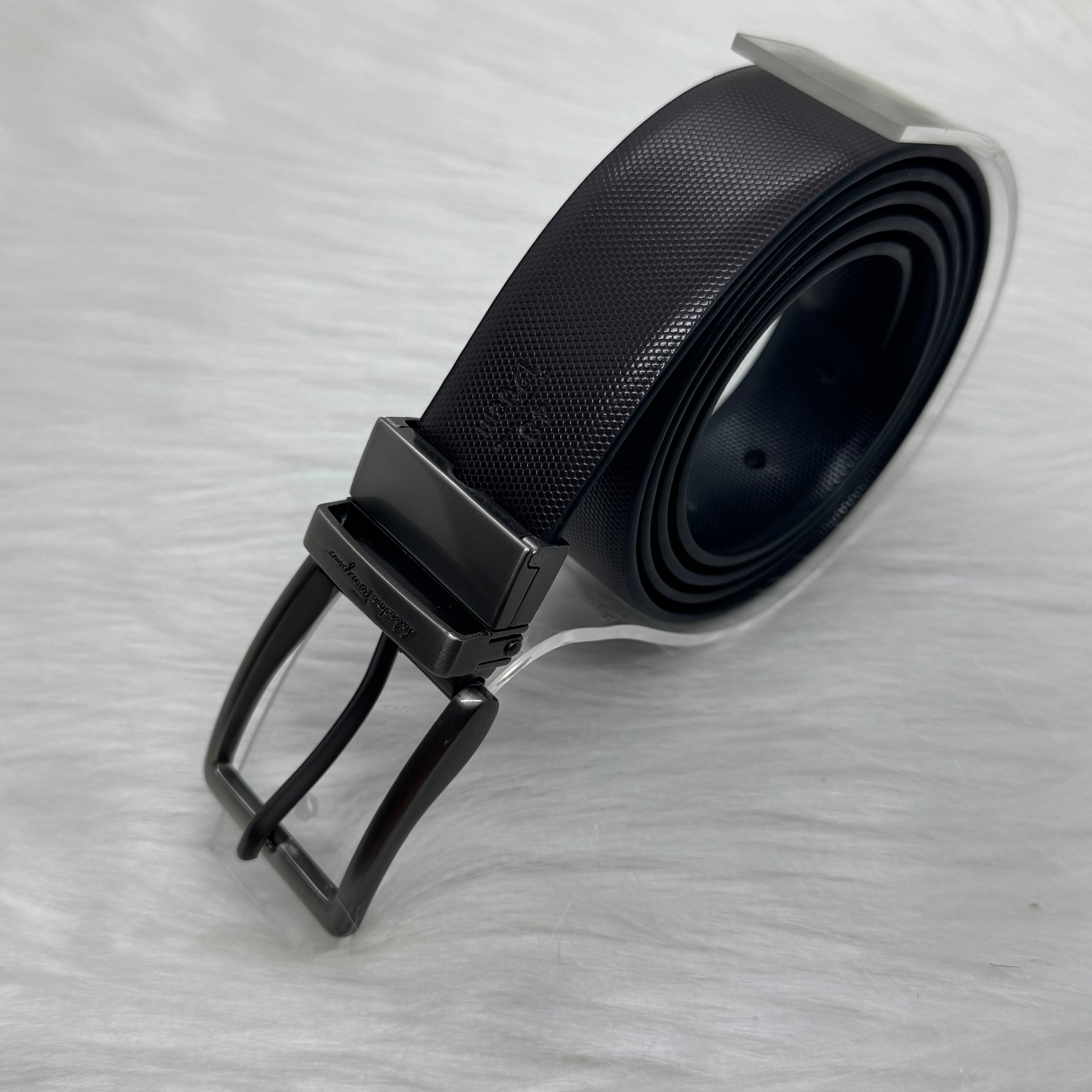 Salvatore Ferragamo Double Face Belt |Black|