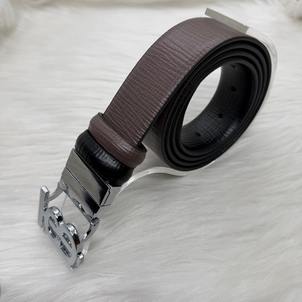 Burberry Double Face Belt |Silver|