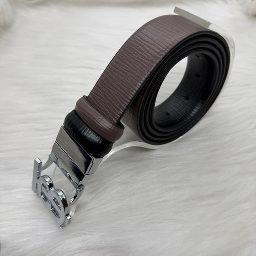 Burberry Double Face Belt |Silver|