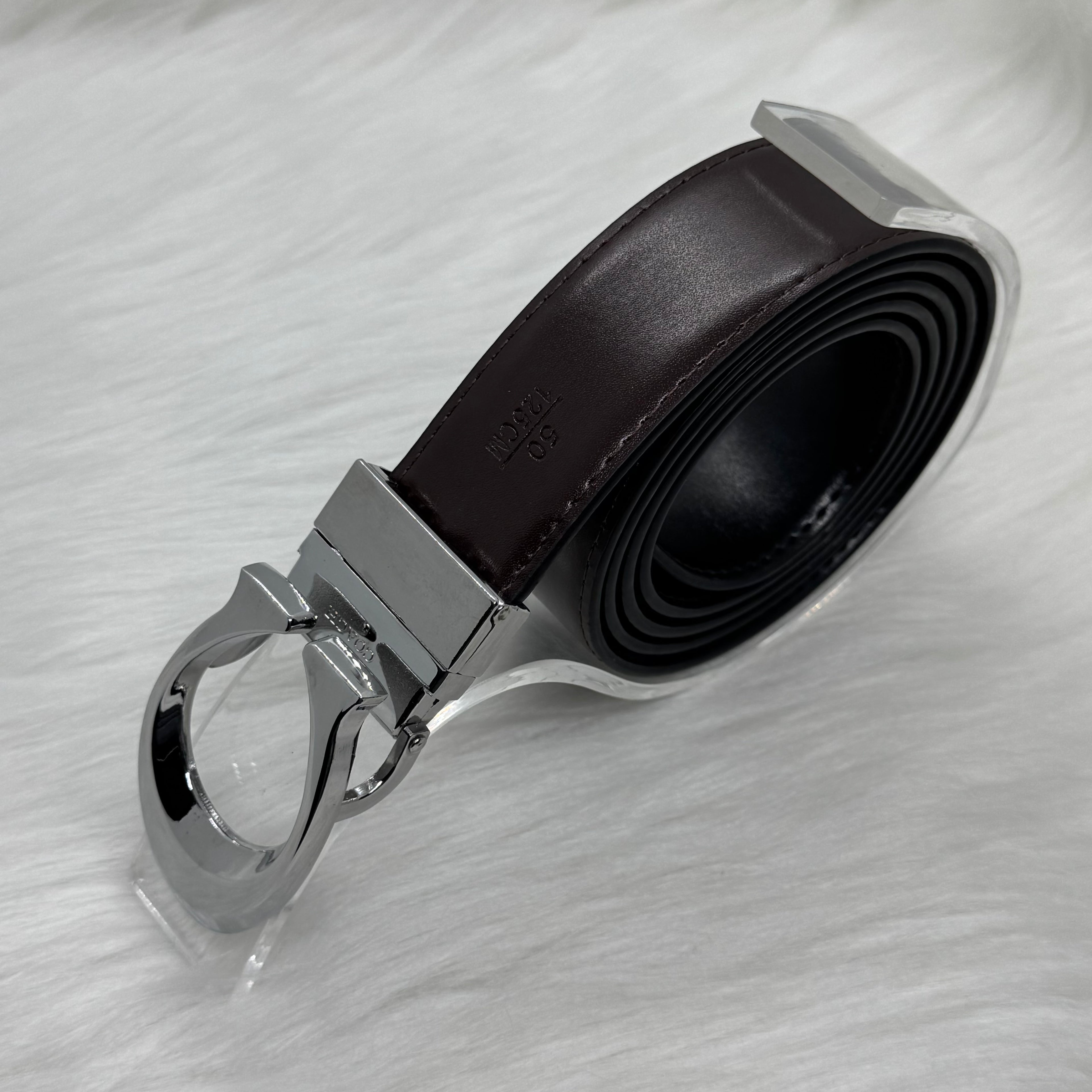 Coach Double Face Belt |Black/Brown|