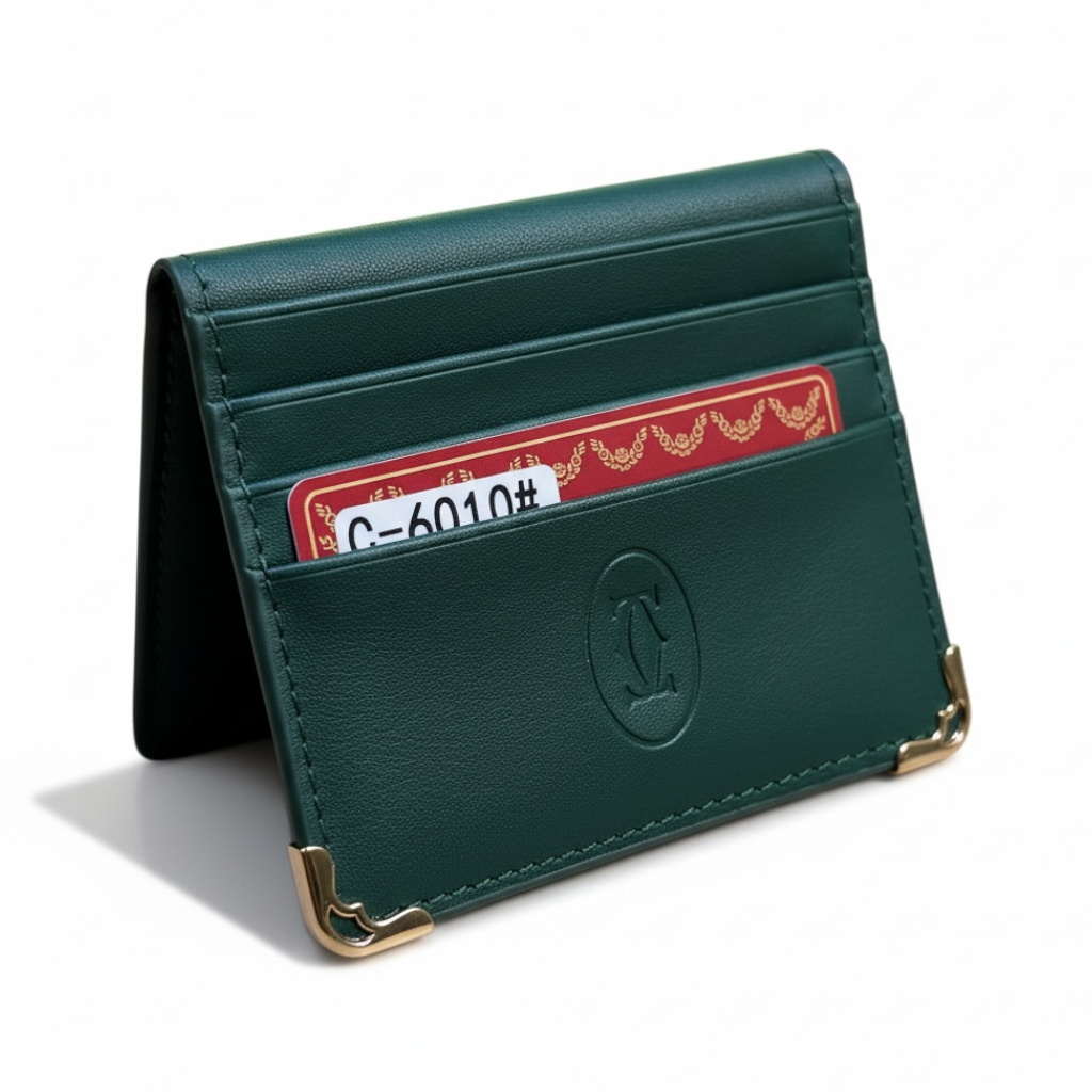 Cartier Bifold Card-Holder |Green|