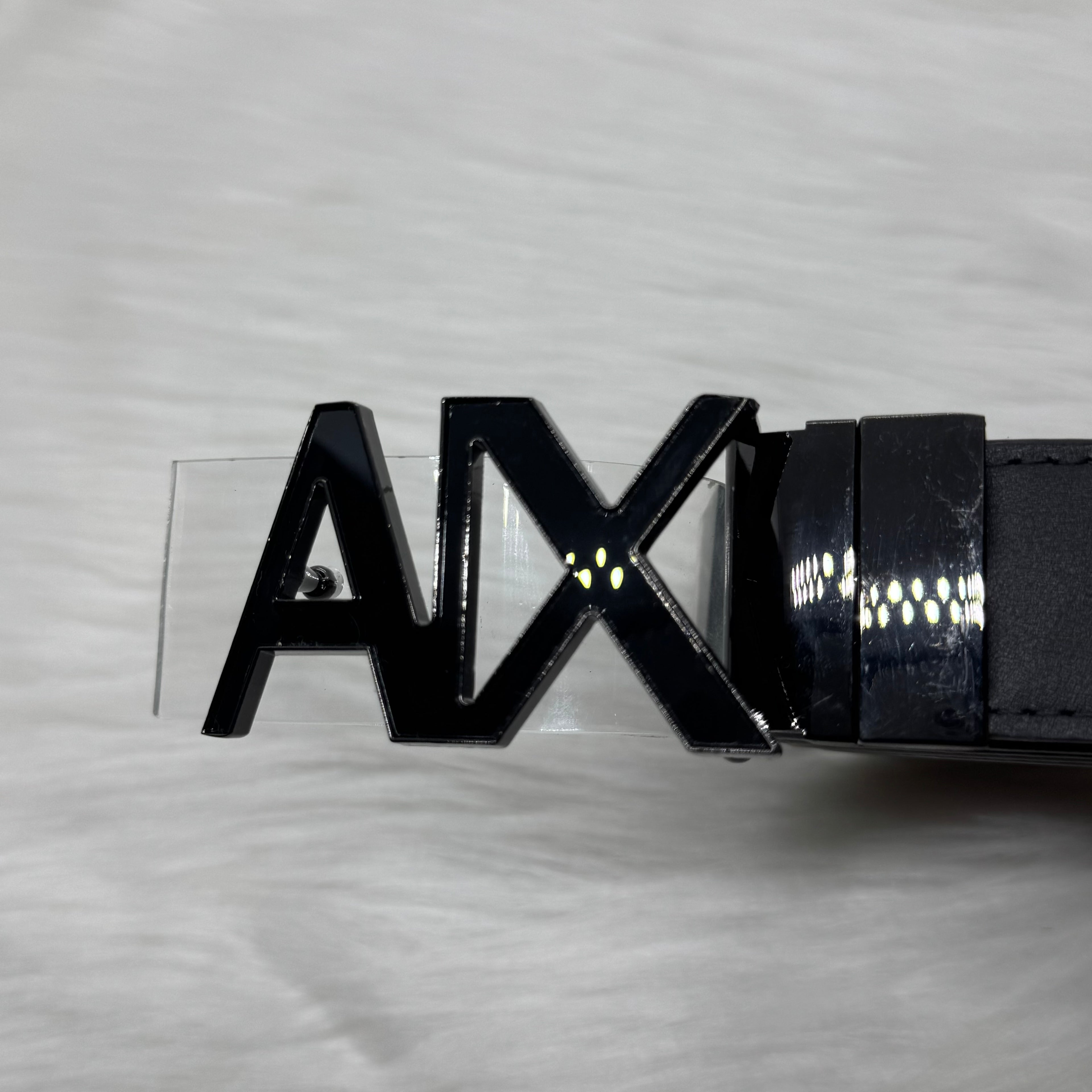 Armani Double Face Belt |Black Buckle|
