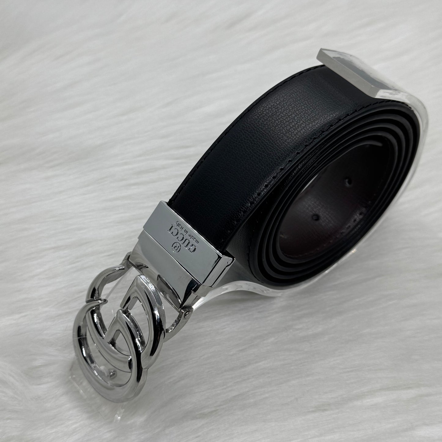 Gucci Double Face Belt |Silver|