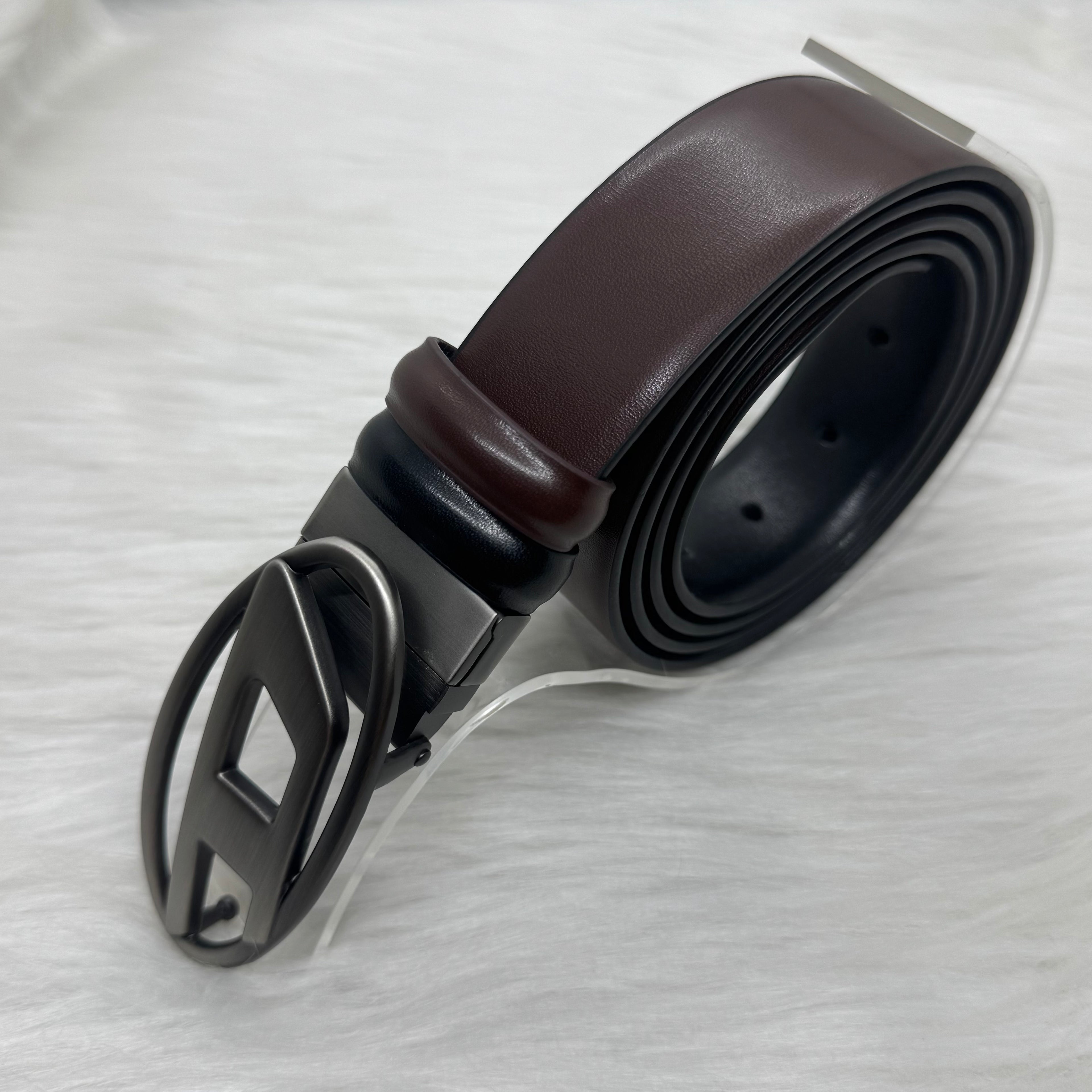 Diesel Double Face Belt |Silver Buckle|