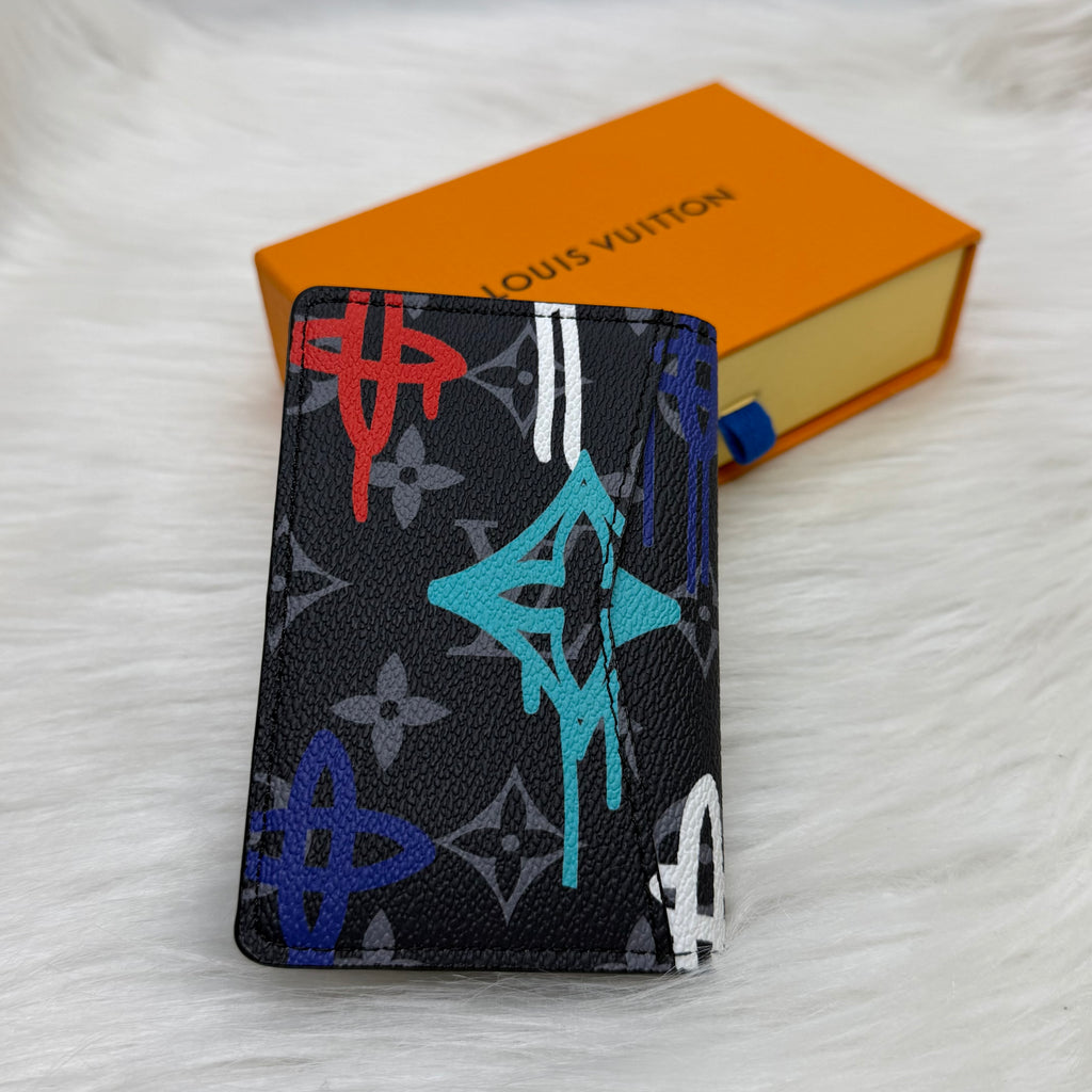 Louis Vuitton Monogram Eclipse Graffiti Pocket Organizer