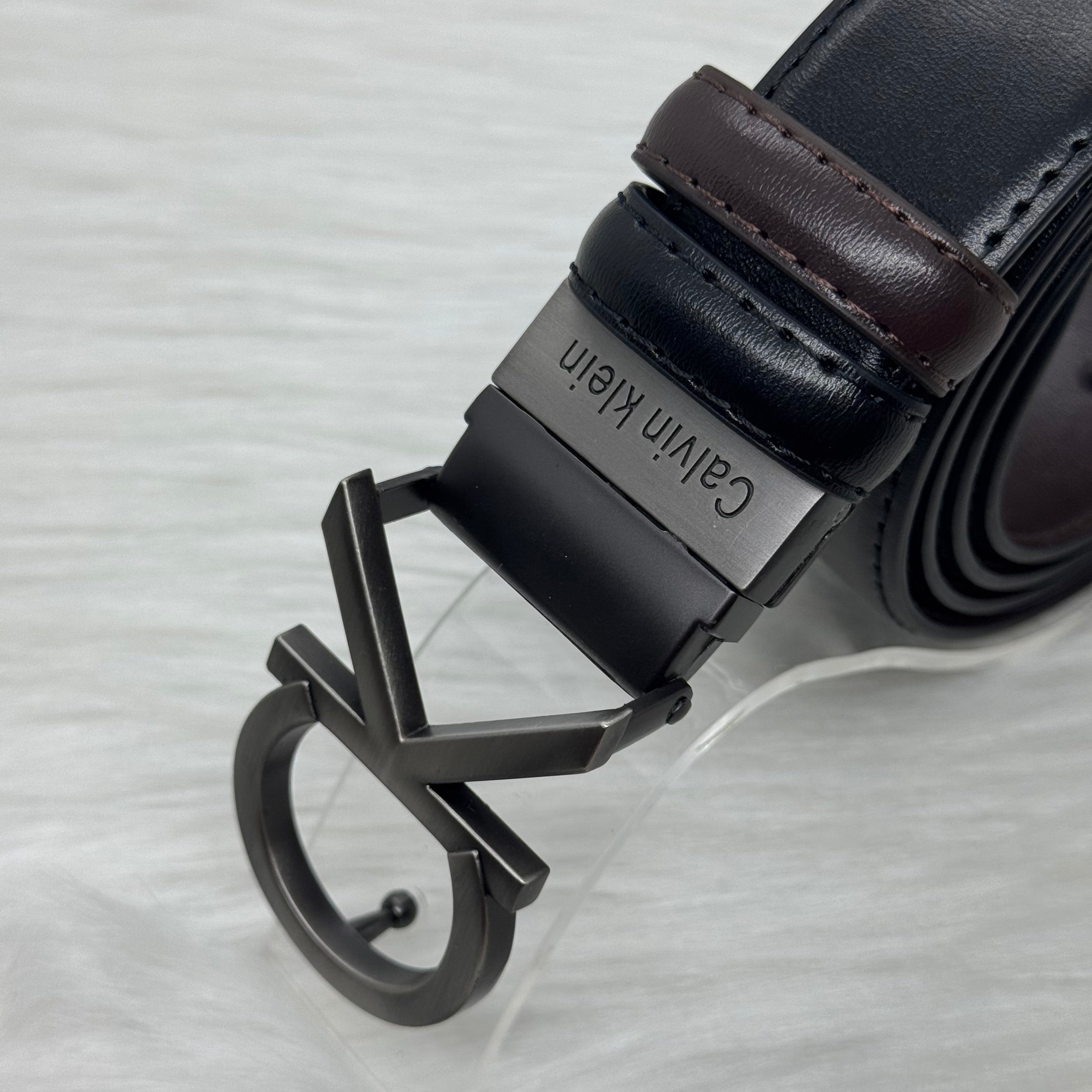 Calvin Klein Double Face Belt |Black Buckle|