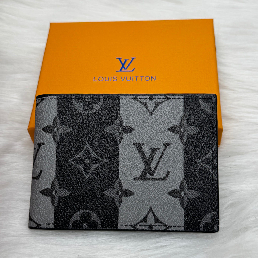 Louis vuitton wallet |Black Gray|