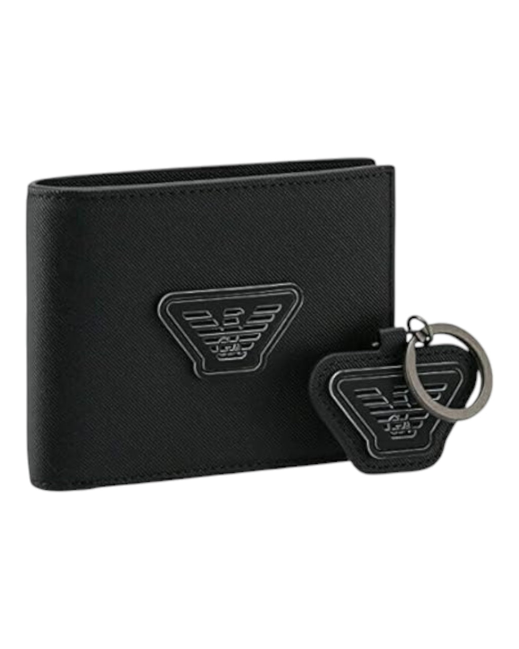 Emporio Armani Set Wallet & Medal |Black|