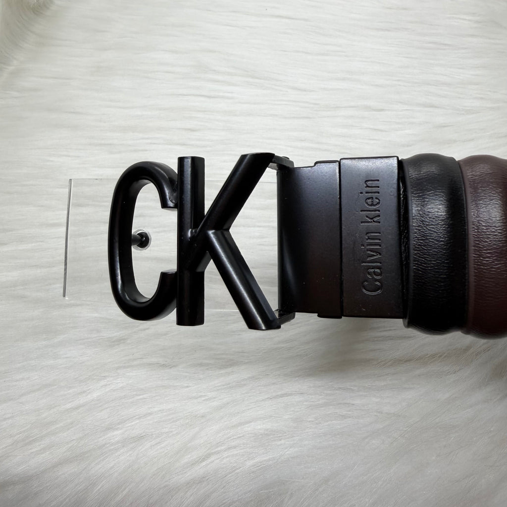 Calvin Klein Double Face Belt |Black Buckle|