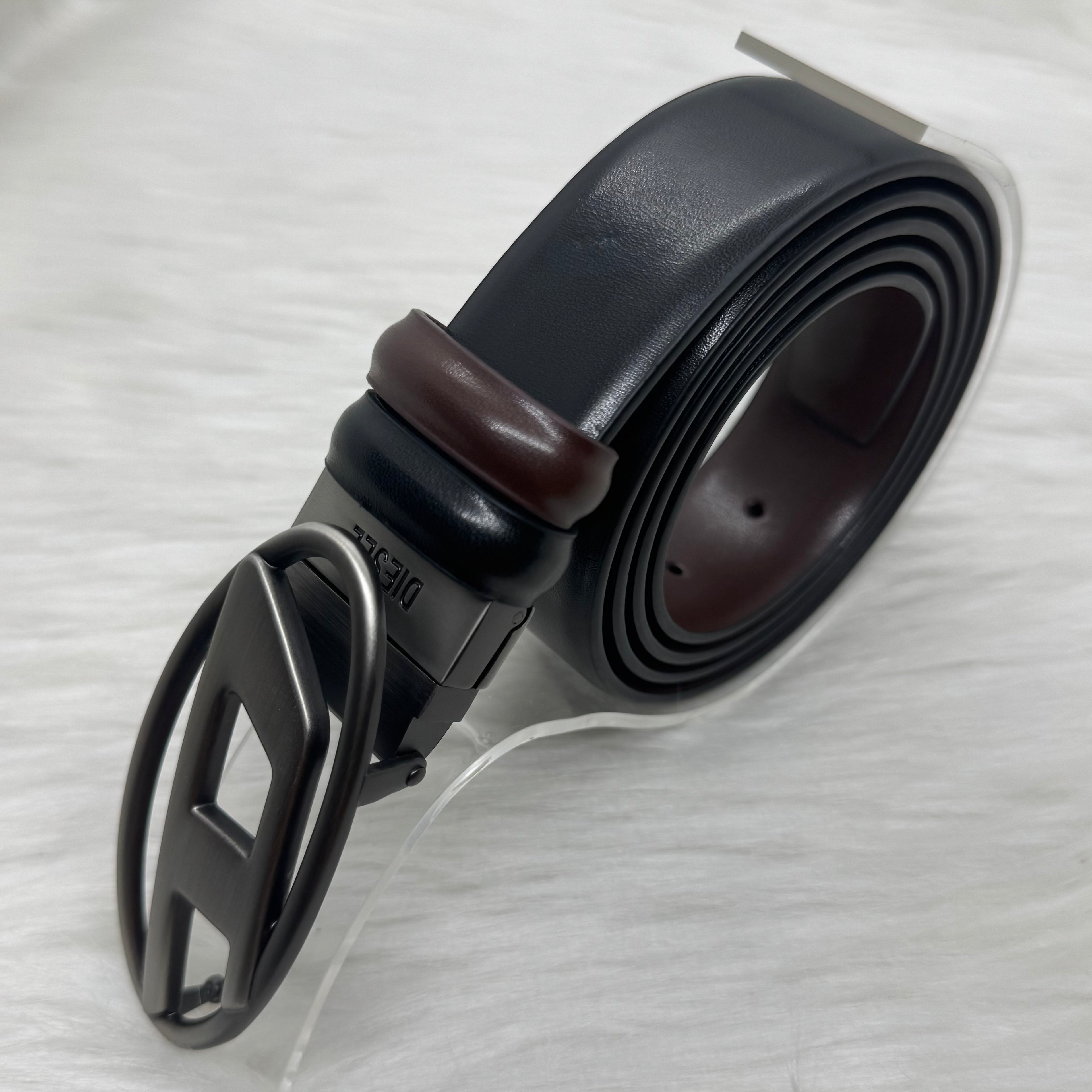 Diesel Double Face Belt |Silver Buckle|