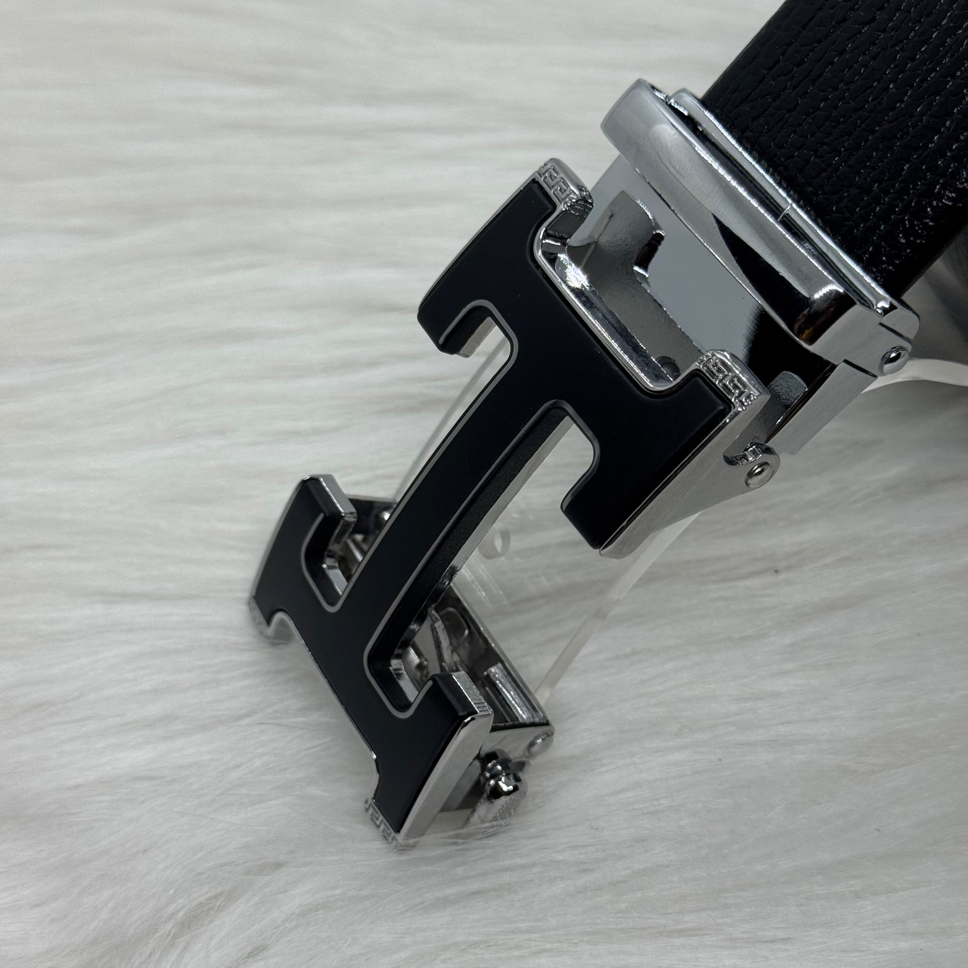 Hermès Black Belt |Silver Buckle|