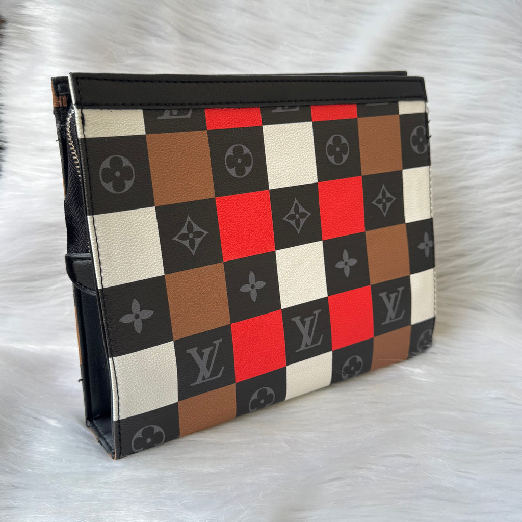 Louis Vuitton Clutch Bag |Mix Black|