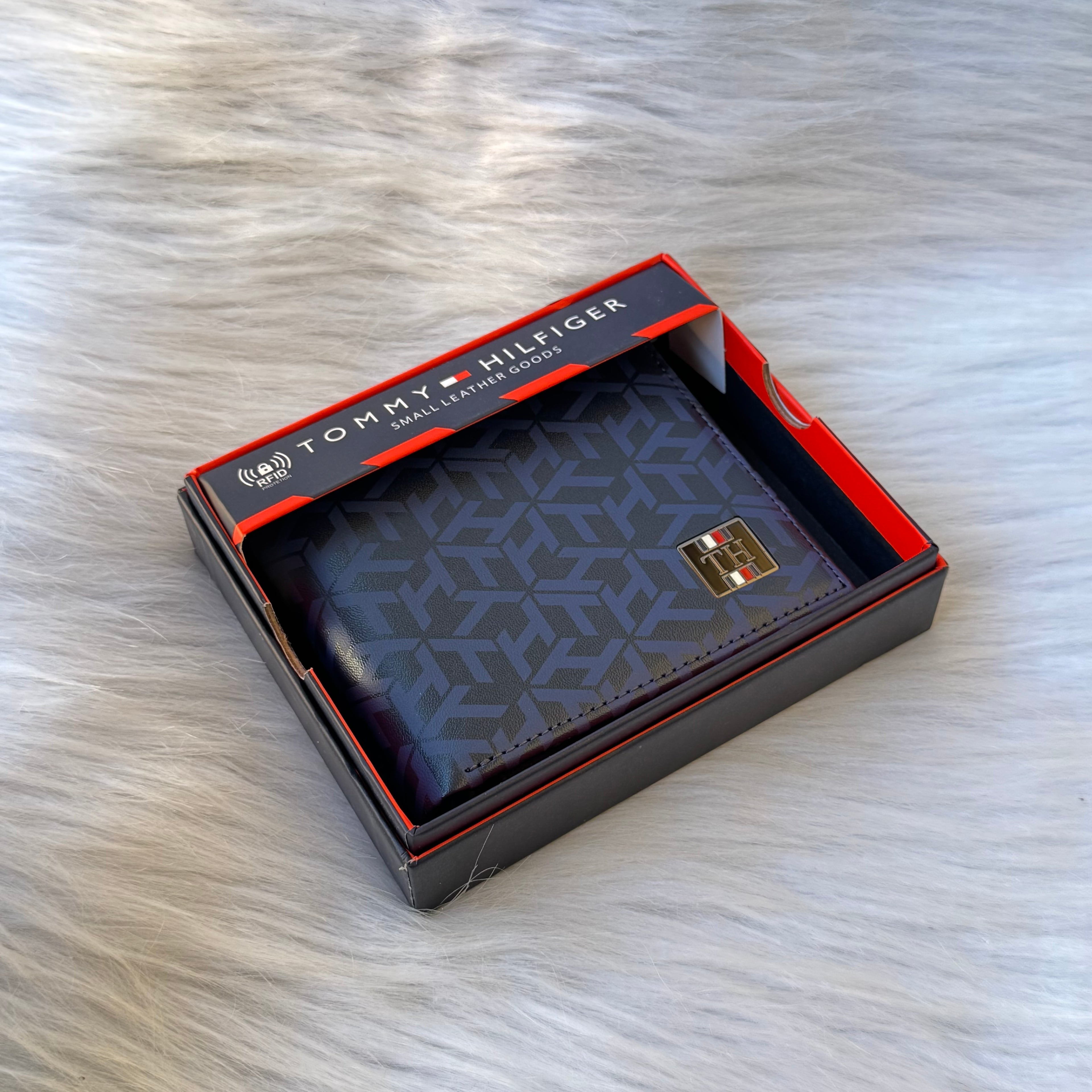 Tommy Hilfiger Franco printed wallet |Blue|