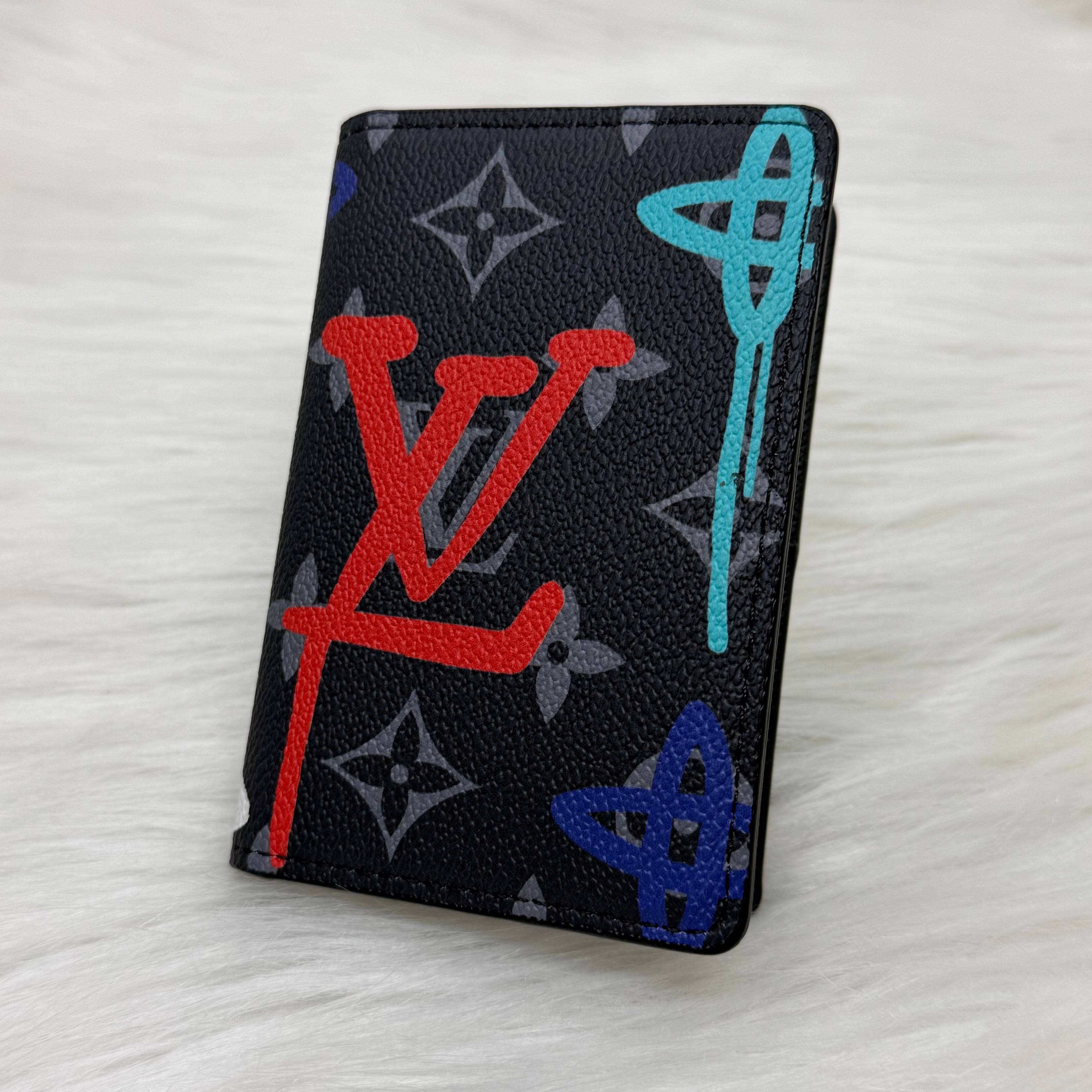 Louis Vuitton Monogram Eclipse Graffiti Pocket Organizer