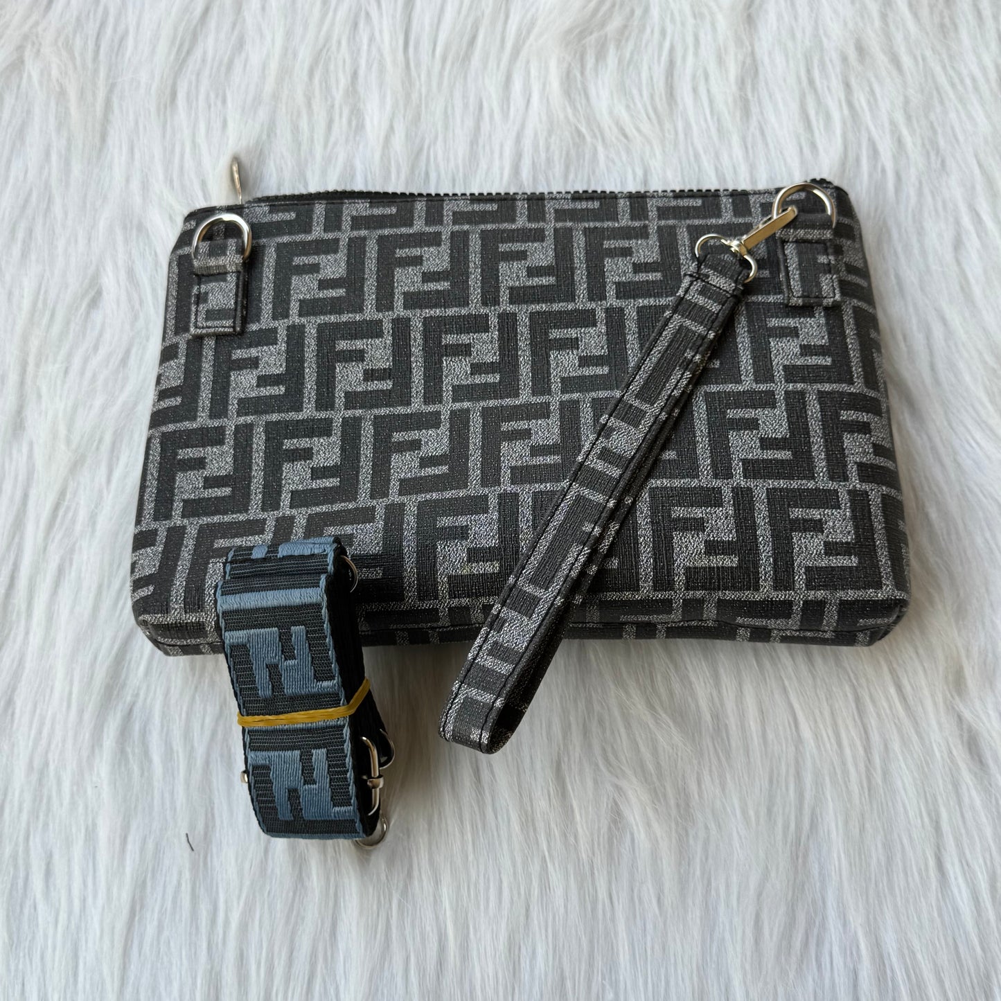 Fendi Clutch Bag |Gray|