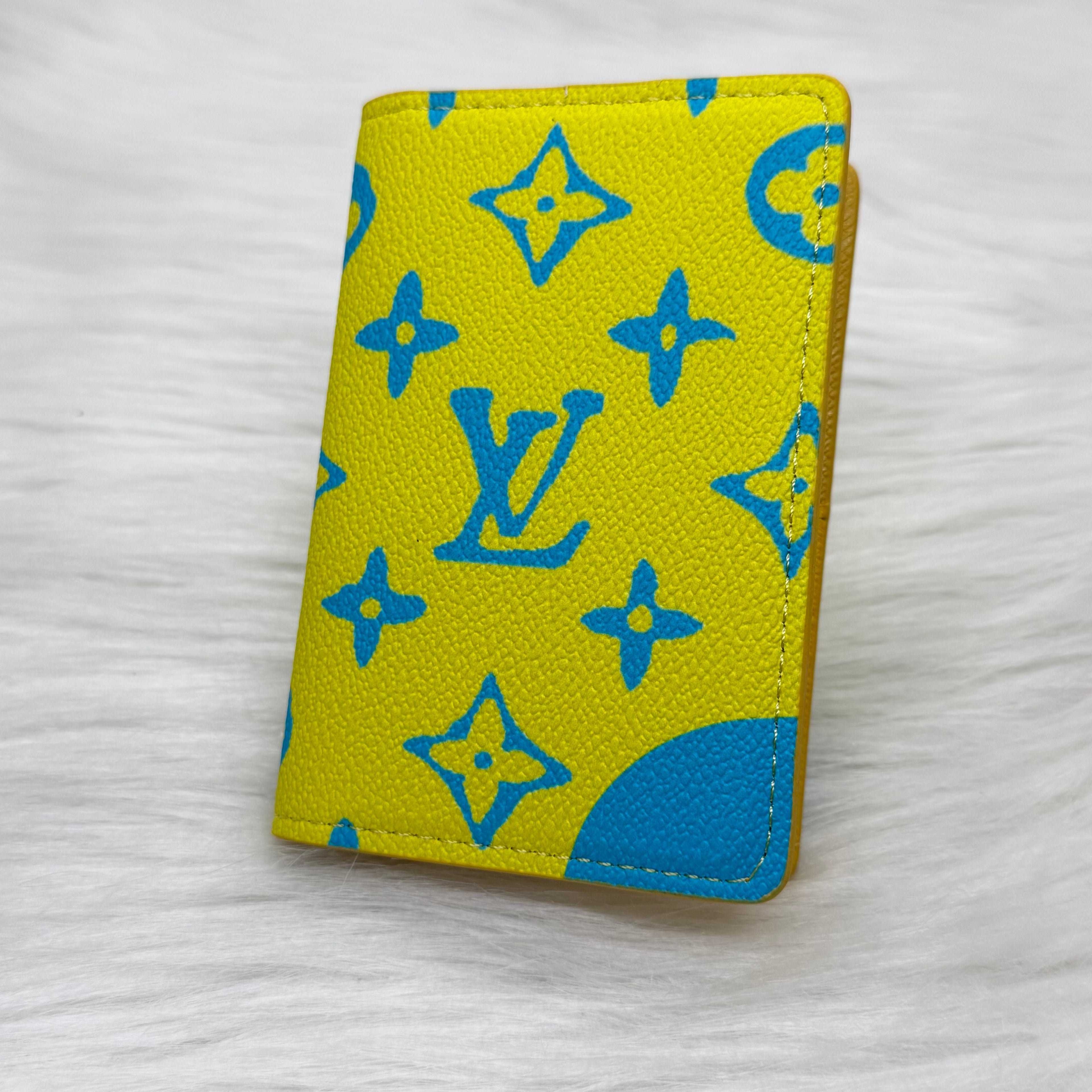 Louis Vuitton Lime Monogram Playground Canvas Pocket Organizer