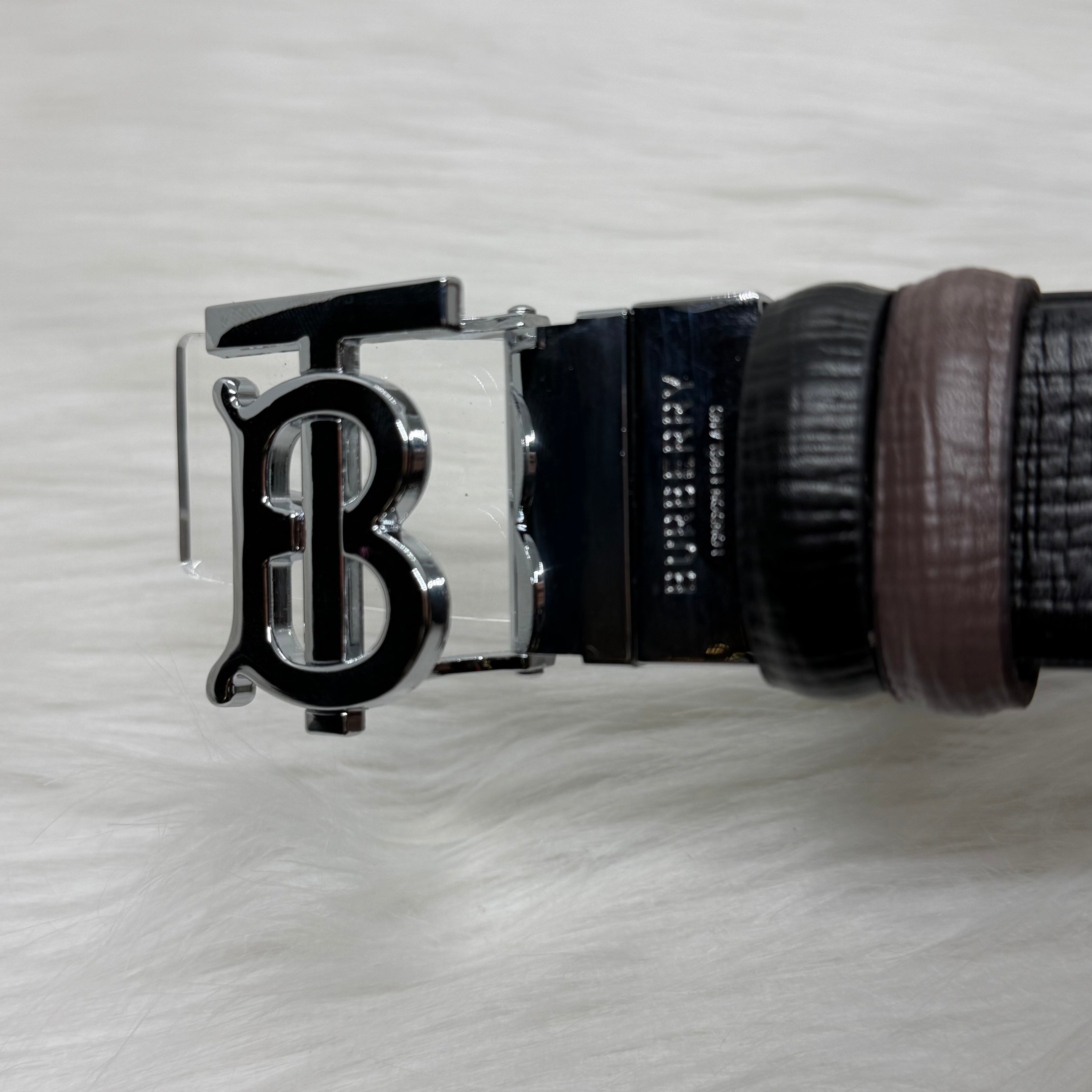 Burberry Double Face Belt |Silver|