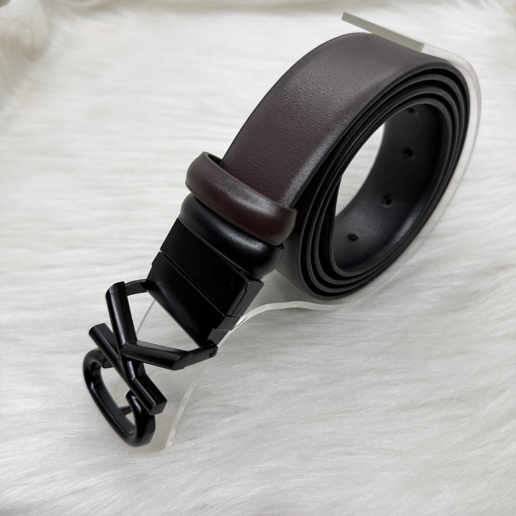 Calvin Klein Double Face Belt |Black Buckle|