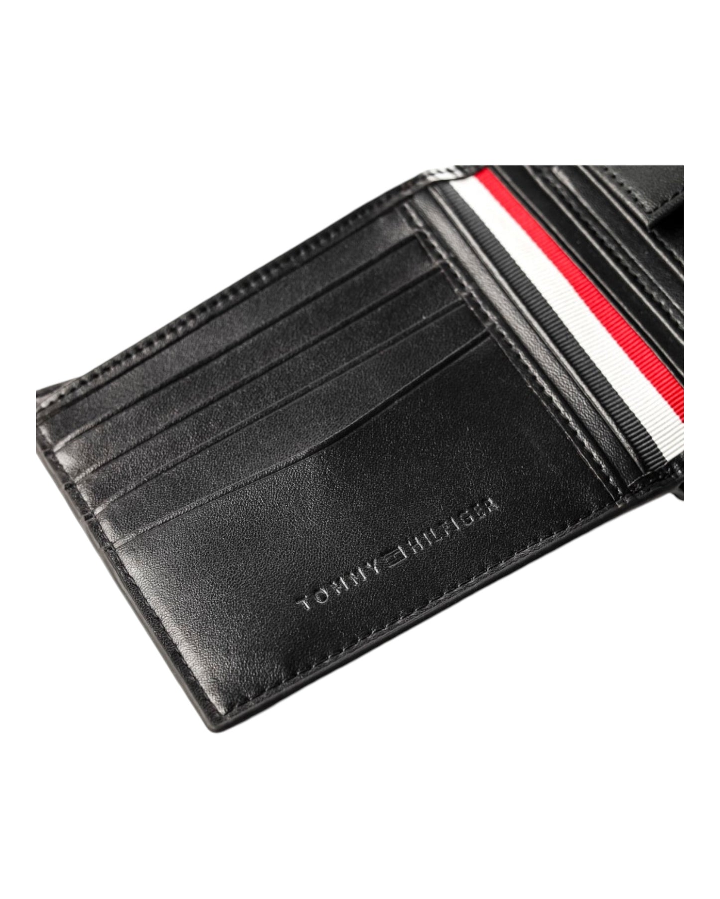 Tommy Hilfiger Monogram Embossed Wallet |Black|