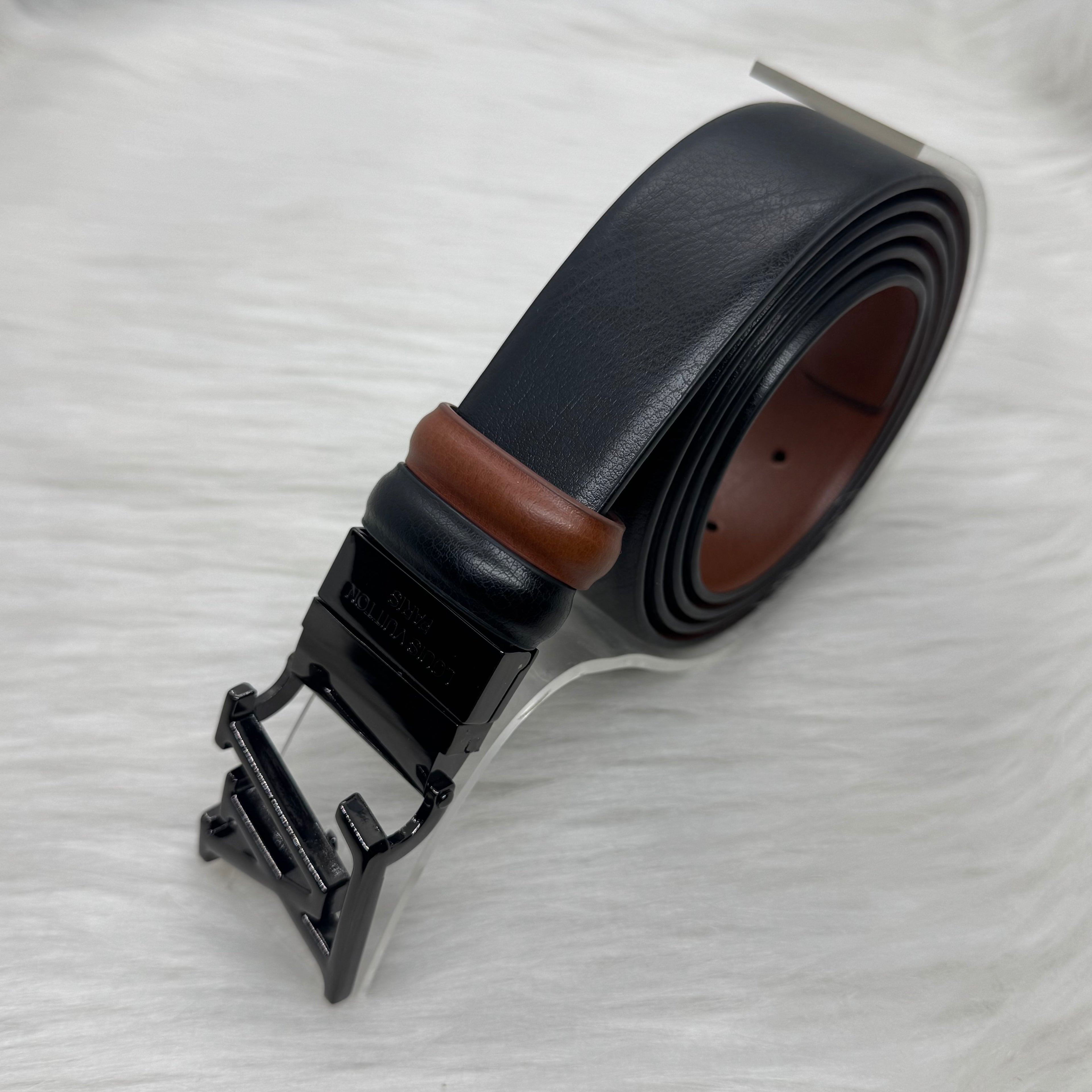 Louis Vuitton Double Face Belt |Black Buckle|