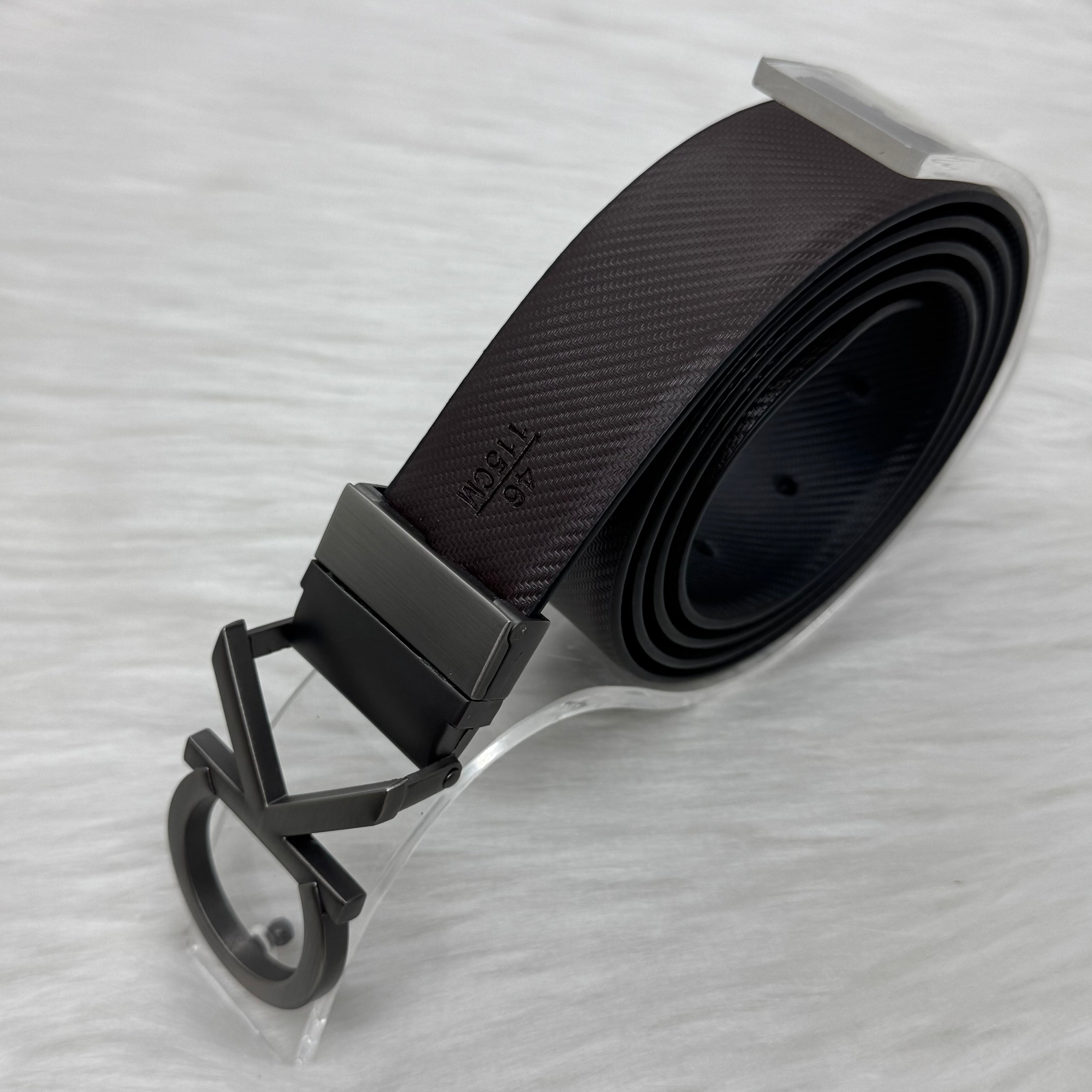 Calvin Klein Double Face Belt |Black Buckle|