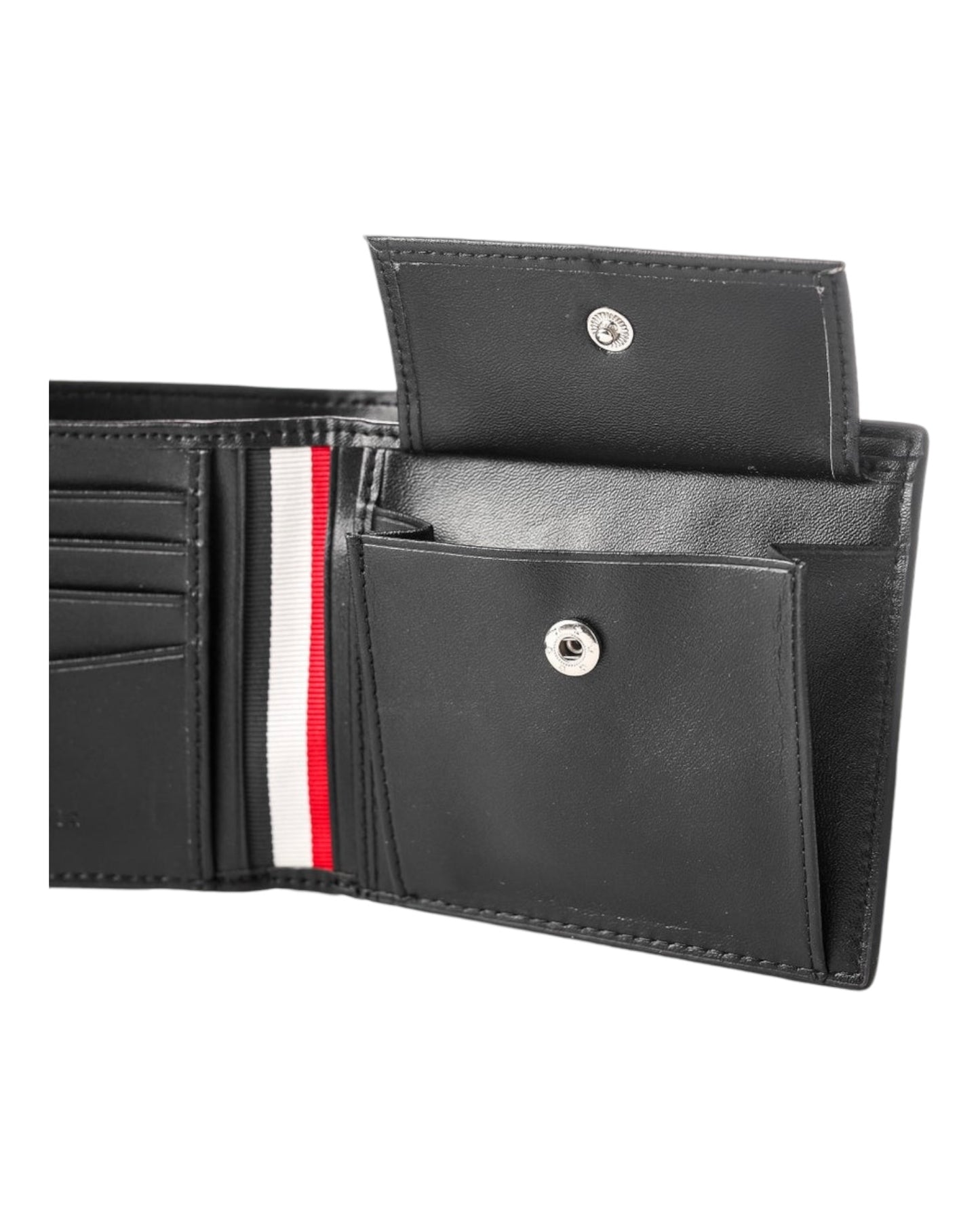 Tommy Hilfiger Monogram Embossed Wallet |Black|