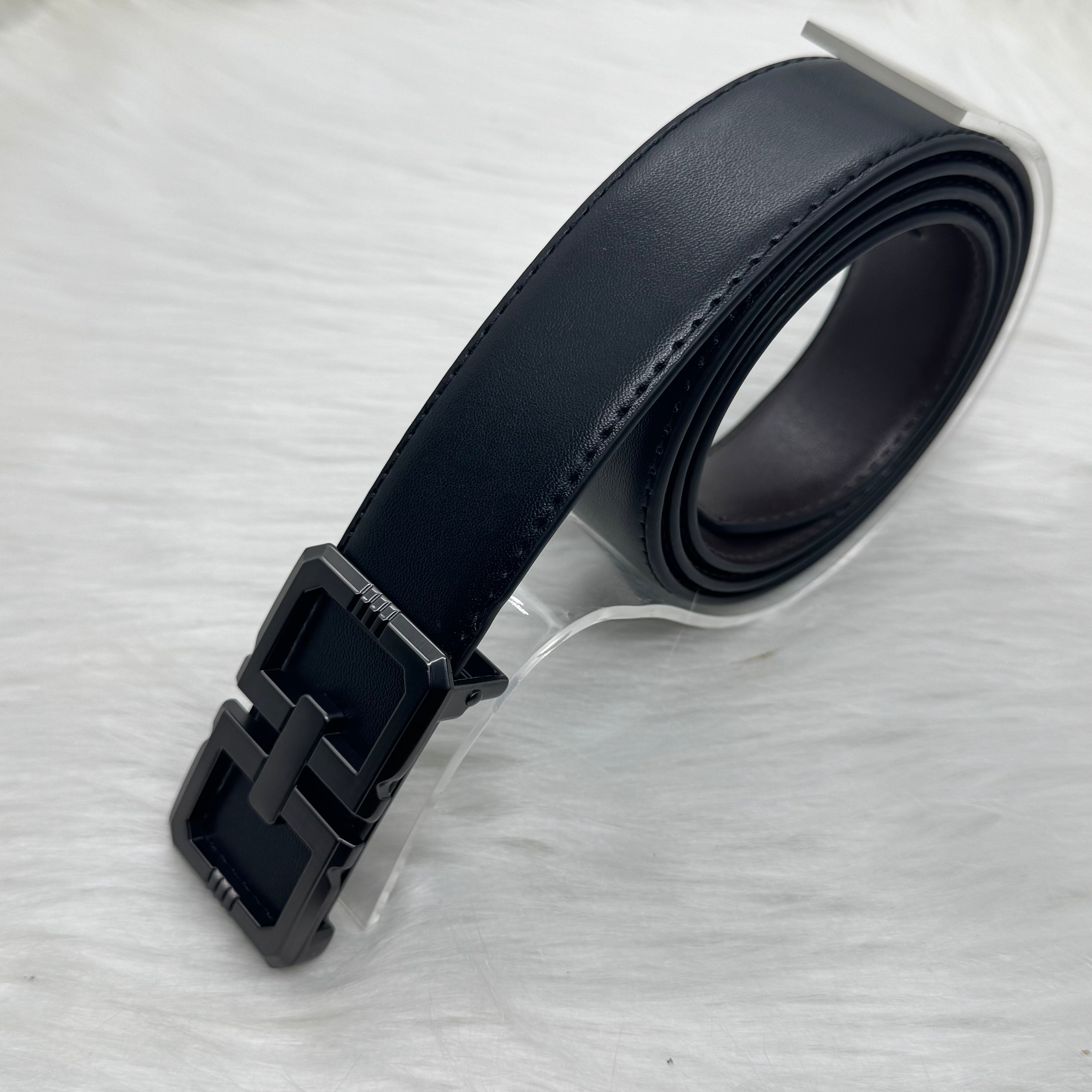Salvatore Ferragamo Double Face Belt |Black|