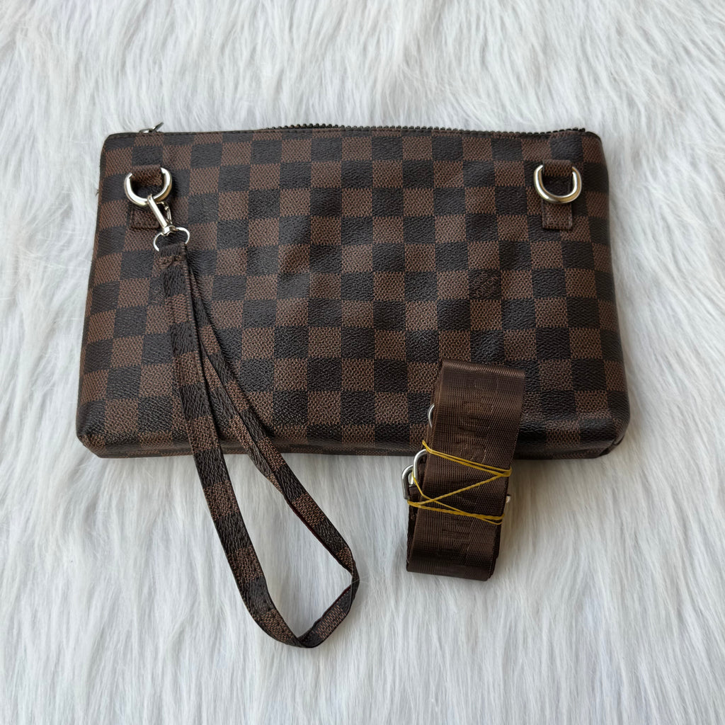 Louis Vuitton Clutch Bag |Brown|