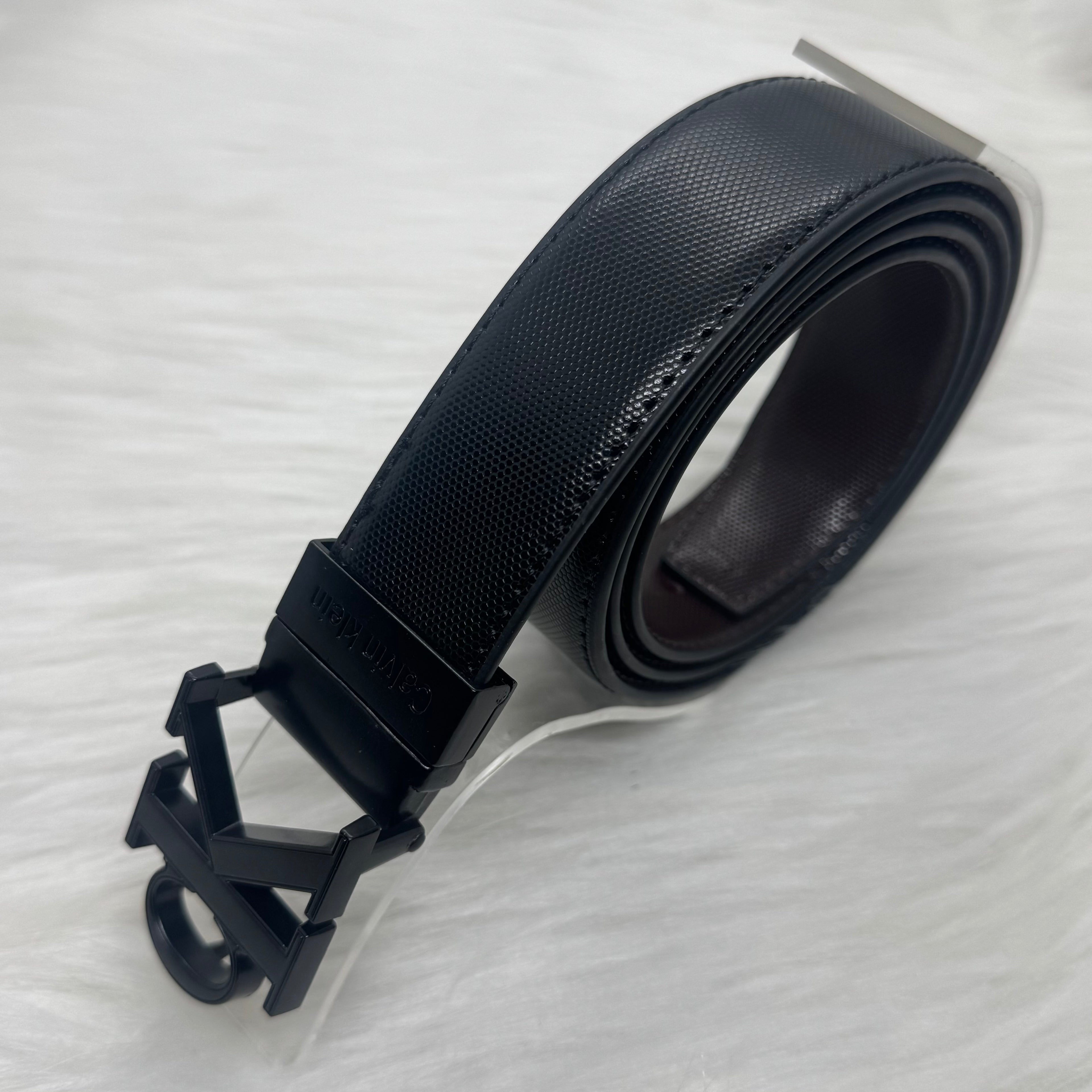 Calvin Klein Double Face Belt |Black Buckle|