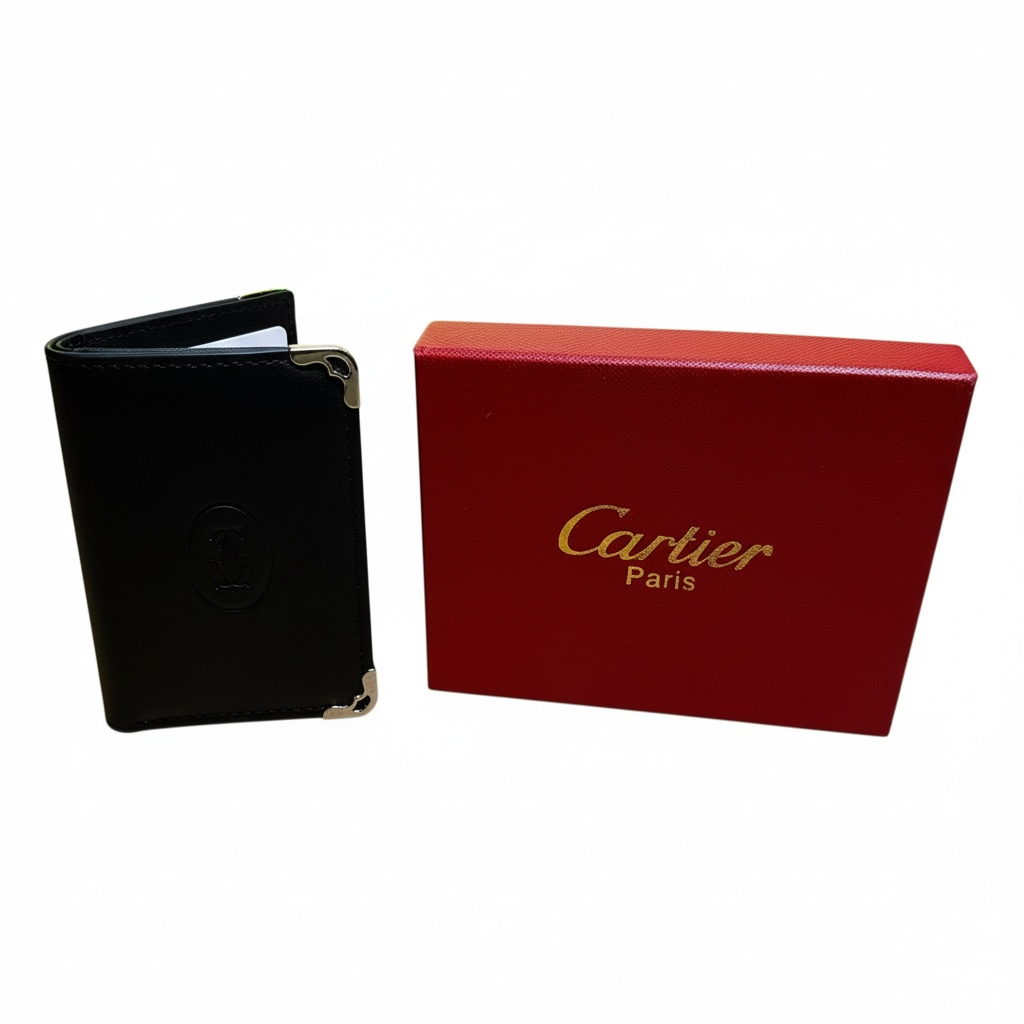 Cartier Bifold Card-Holder |Black|