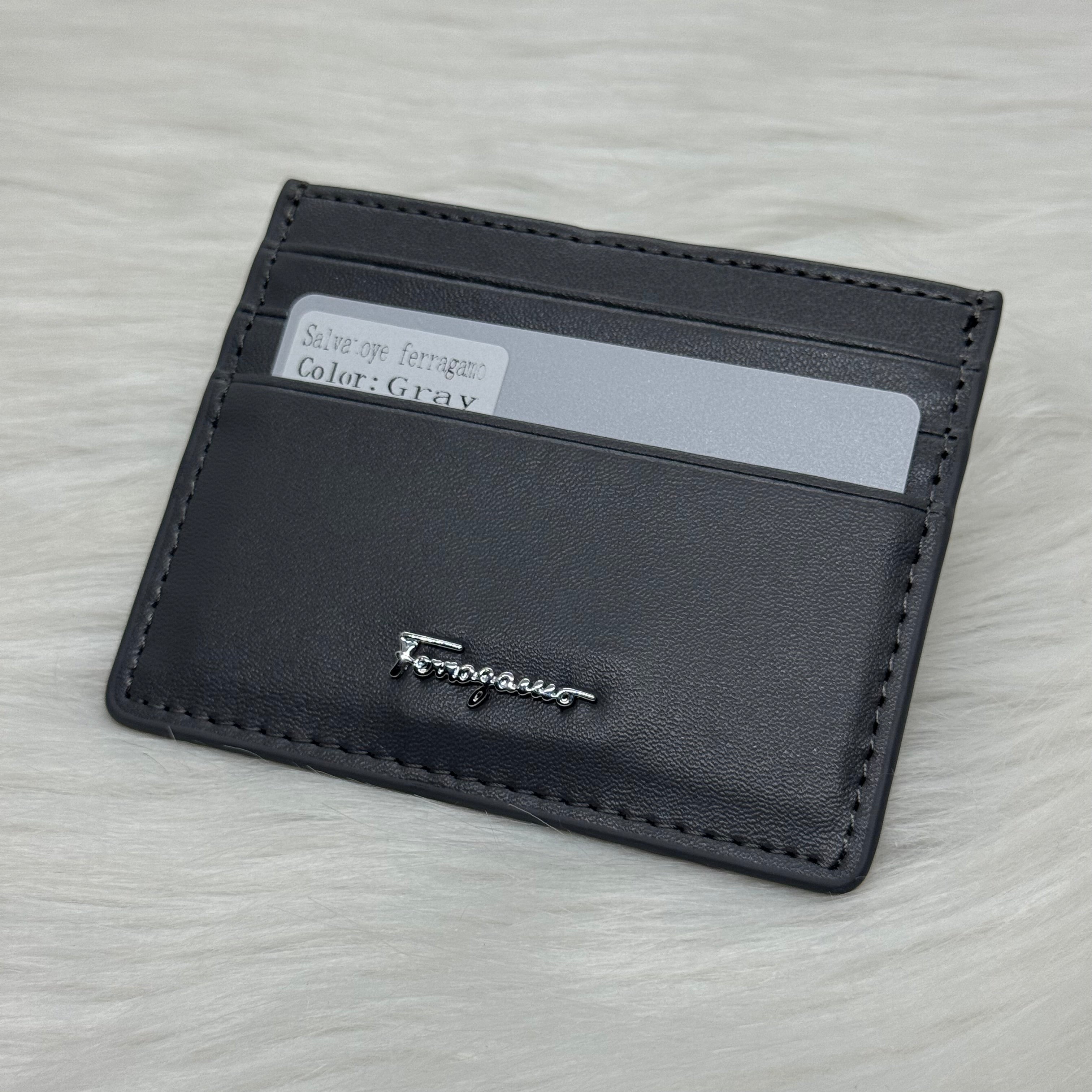 Ferragamo Card-Holder |Gray|