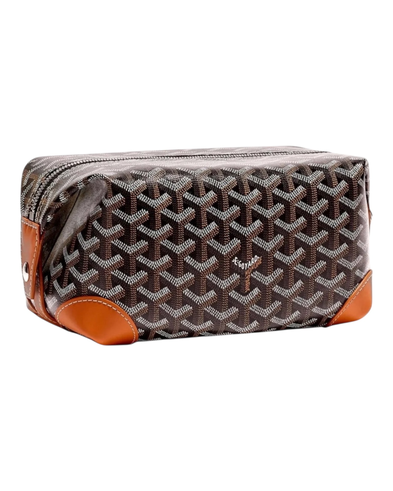 Goyard Bowling 25 Toiletry Bag |Brown|