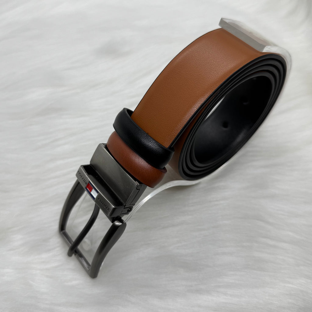 Tommy Hilfiger Double Face Belt |Black/Havan|