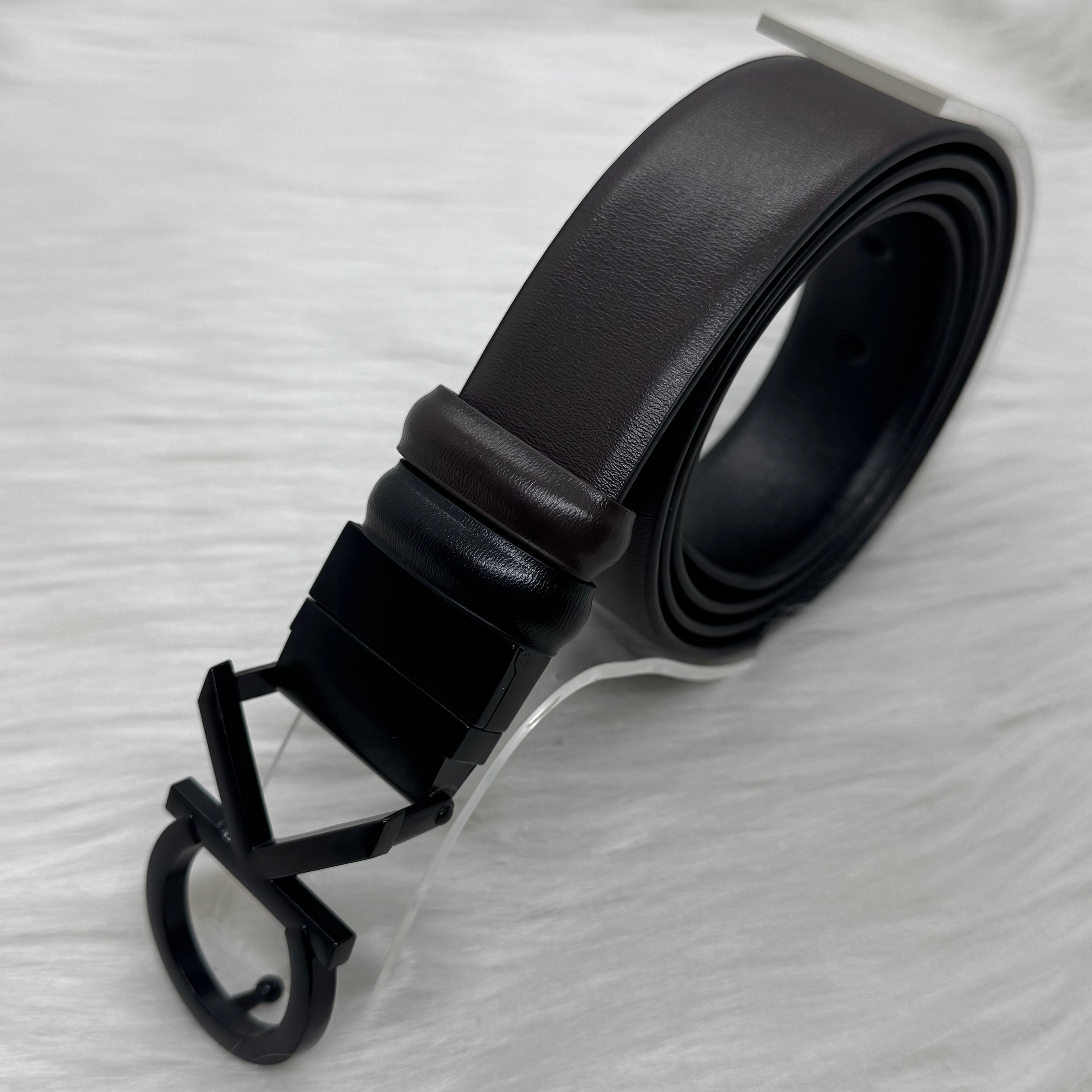 Calvin Klein Double Face Belt |Black Buckle|