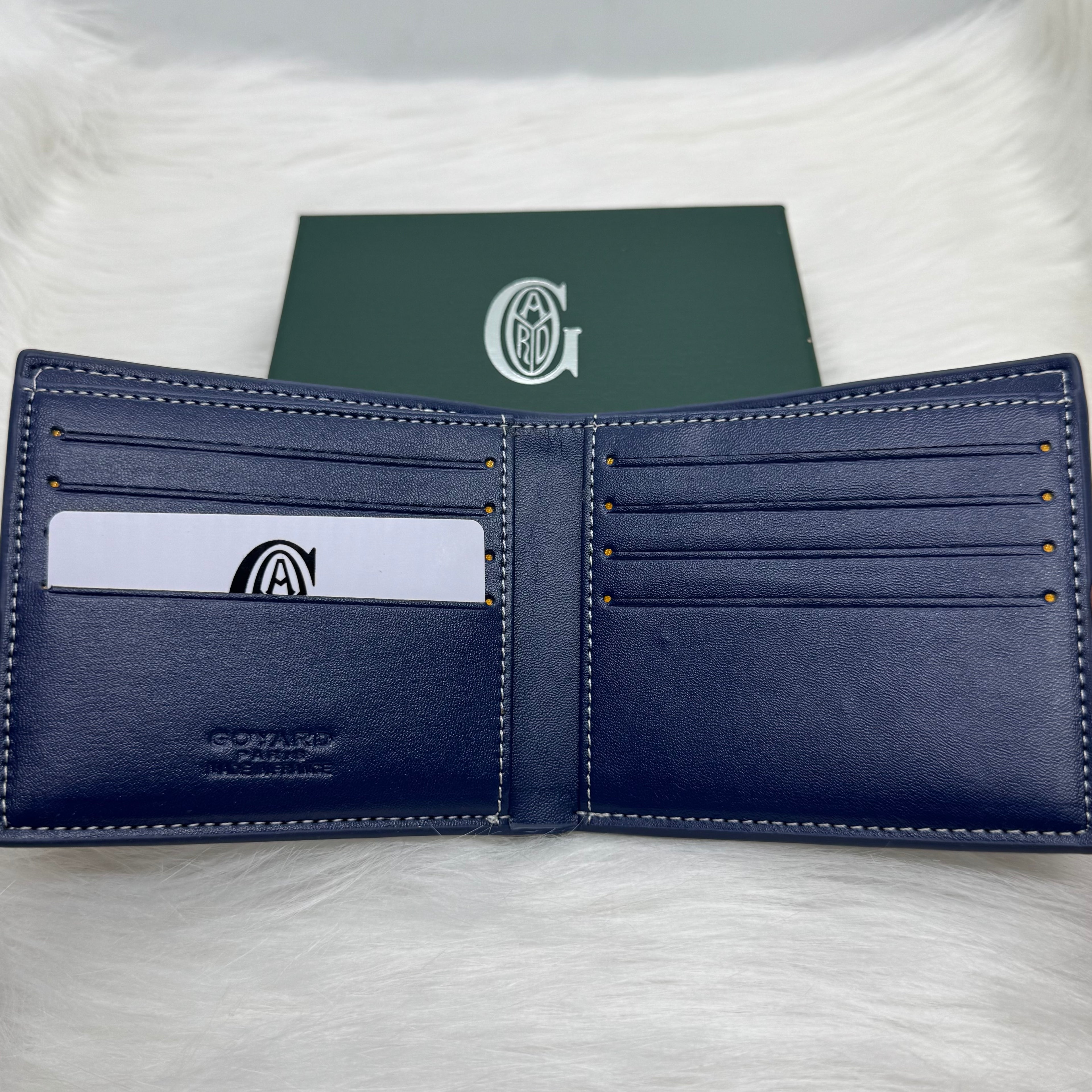 Goyard Wallet |Navy Blue|