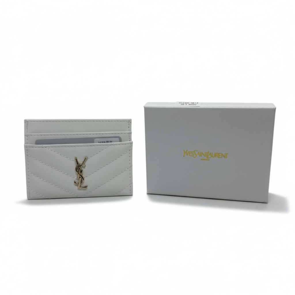 Yves Saint Laurent Card Holder |White|