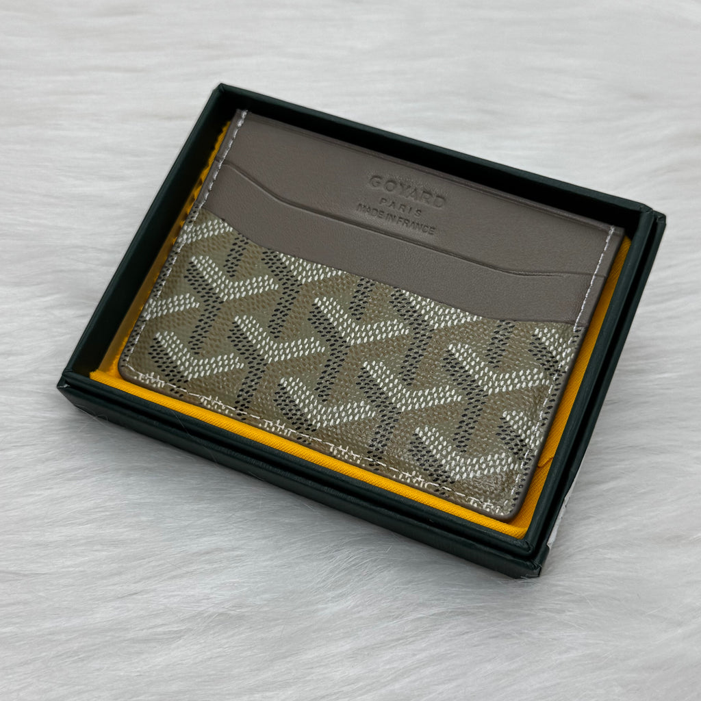 Goyard Card-Holder |Dark Gray|